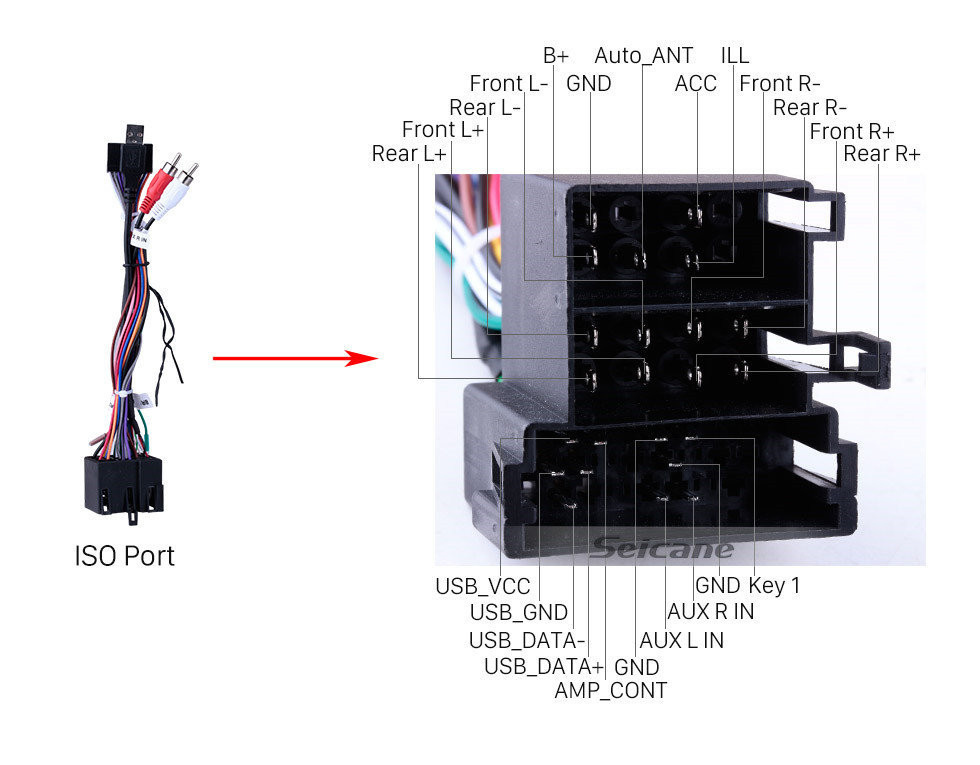 Seicane Para 2006-2012 Hyundai SANTA FE OEM Android 11.0 HD 1024 * 600 pantalla táctil Sistema de navegación GPS Radio Bluetooth OBD2 DVR Cámara de visión trasera TV 1080P Video USB WIFI Control del volante