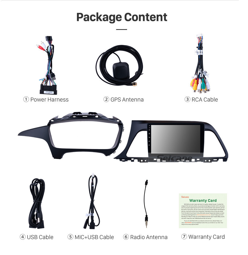Seicane Pantalla táctil HD de 9 pulgadas para 2015 2016 2017 Hyundai sonata Android 11.0 Radio Navegación GPS con cámara retrovisora TV digital Control del volante Wifi Bluetooth Música Seicane Pantalla táctil HD de 9 pulgadas para 2015 2016 2017 Hyundai sonata Android 11.0 Radio Navegación GPS con cámara retrovisora TV digital Control del volante Wifi Bluetooth Música