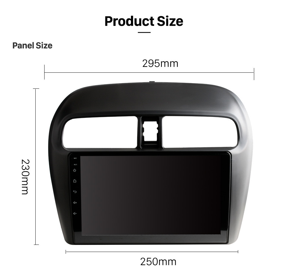 Seicane OEM Android 11.0 Радио для 2012-2018 Mitsubishi Mirage Bluetooth GPS навигационная система HD Сенсорный экран WIFI Управление на руле OBD2 Камера заднего вида ТВ 1080P