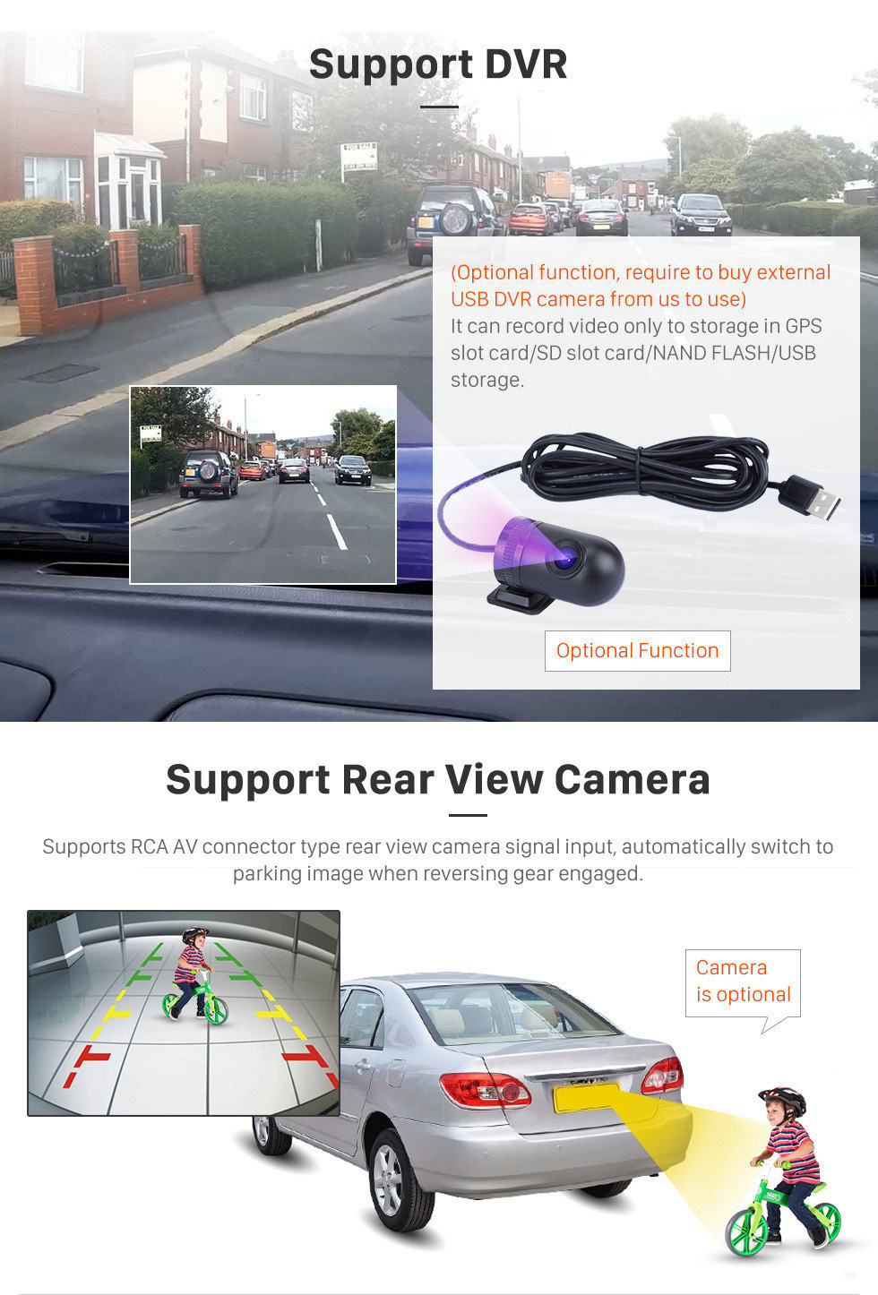 Seicane Tela sensível ao toque HD de 8 polegadas Android 12.0 2018 Subaru XV Car Stereo Radio Head Unit GPS Navigation Bluetooth Music Support WIFI OBD2 Rearview Camera Steering Wheel Control