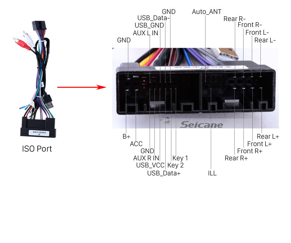 Seicane 9 pouces Aftermarket Android 11.0 Unité de tête du système de navigation GPS pour 2011 2012 2013 2014 Kia K5 Écran tactile Bluetooth Support radio Télécommande tuner TV Lecteur DVD