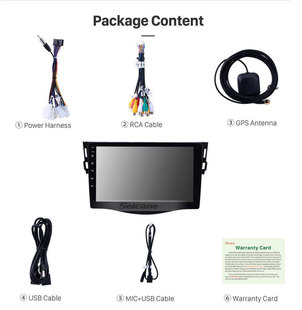 Seicane Radio de pantalla táctil de 9 pulgadas para 2007-2011 Toyota RAV4 Android 11.0 Sistema de navegación GPS Bluetooth OBDII DVR Cámara de respaldo WIFI Enlace espejo Video 1080P Seicane Radio de pantalla táctil de 9 pulgadas para 2007-2011 Toyota RAV4 Android 11.0 Sistema de navegación GPS Bluetooth OBDII DVR Cámara de respaldo WIFI Enlace espejo Video 1080P