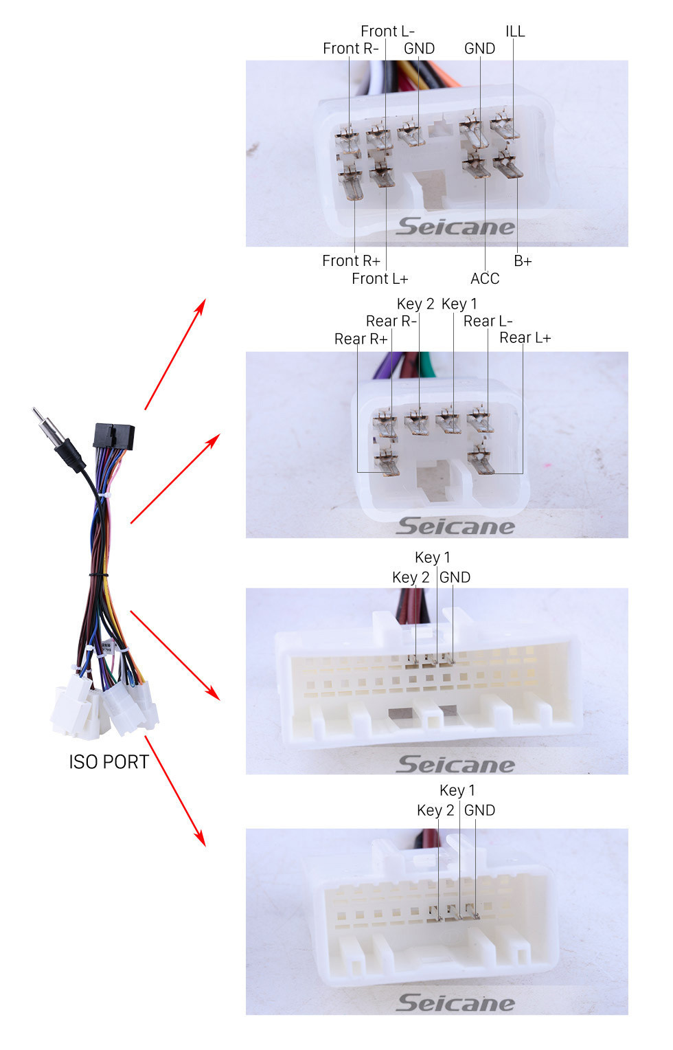 Seicane Radio à écran tactile de 9 pouces pour 2007-2011 Toyota RAV4 Android 11.0 Système de navigation GPS Bluetooth OBDII DVR Caméra de recul WIFI Lien miroir 1080P vidéo