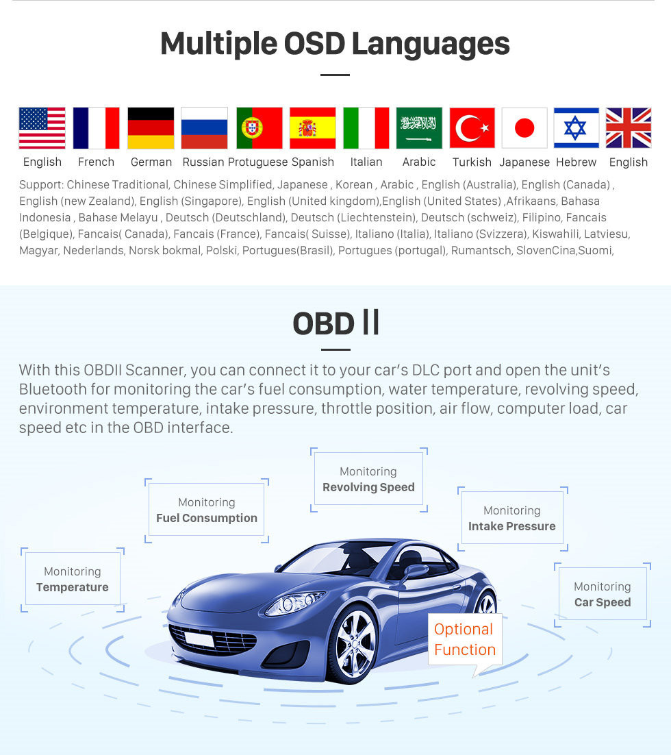 Seicane Android 11.0 9 дюймов 2015 2016 VW Volkswagen Lamando GPS-навигатор Стерео Bluetooth HD с сенсорным экраном Поддержка радио 4G WIFI 1080P DVD SWC OBD2