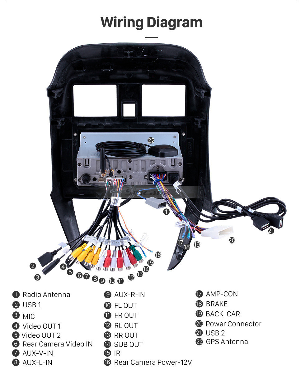 Seicane 2015 2016 Nissan Old SUNNY 10.1 дюймов One Din Android 11.0 Радио GPS Navi Штатная магнитола USB FM RDS Управление рулем Bluetooth поддержка 4G WIFI DVD 1080P