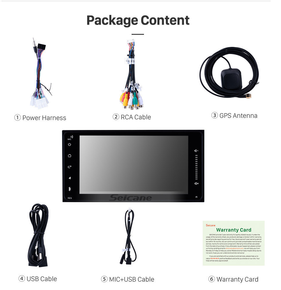Seicane 2 Din Android 11.0 radio Navigation System For 2001-2011 TOYOTA HILUX HD Touch Screen Bluetooth WiFi Mirror Link OBD2 Steering Wheel Control USB CD DVD Player Seicane 2 Din Android 11.0 radio Navigation System For 2001-2011 TOYOTA HILUX HD Touch Screen Bluetooth WiFi Mirror Link OBD2 Steering Wheel Control USB CD DVD Player