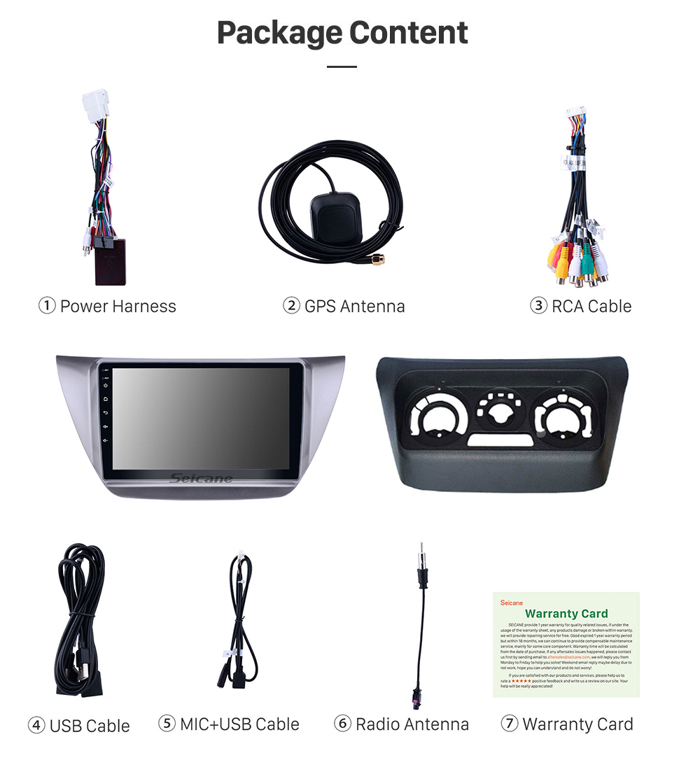 Seicane Android 11.0 9 polegada 2006-2010 mitsubishi lancer ix hd touchscreen gps rádio de navegação com bluetooth usb carplay wi-fi apoio espelho link retrovisor câmera Seicane Android 11.0 9 polegada 2006-2010 mitsubishi lancer ix hd touchscreen gps rádio de navegação com bluetooth usb carplay wi-fi apoio espelho link retrovisor câmera