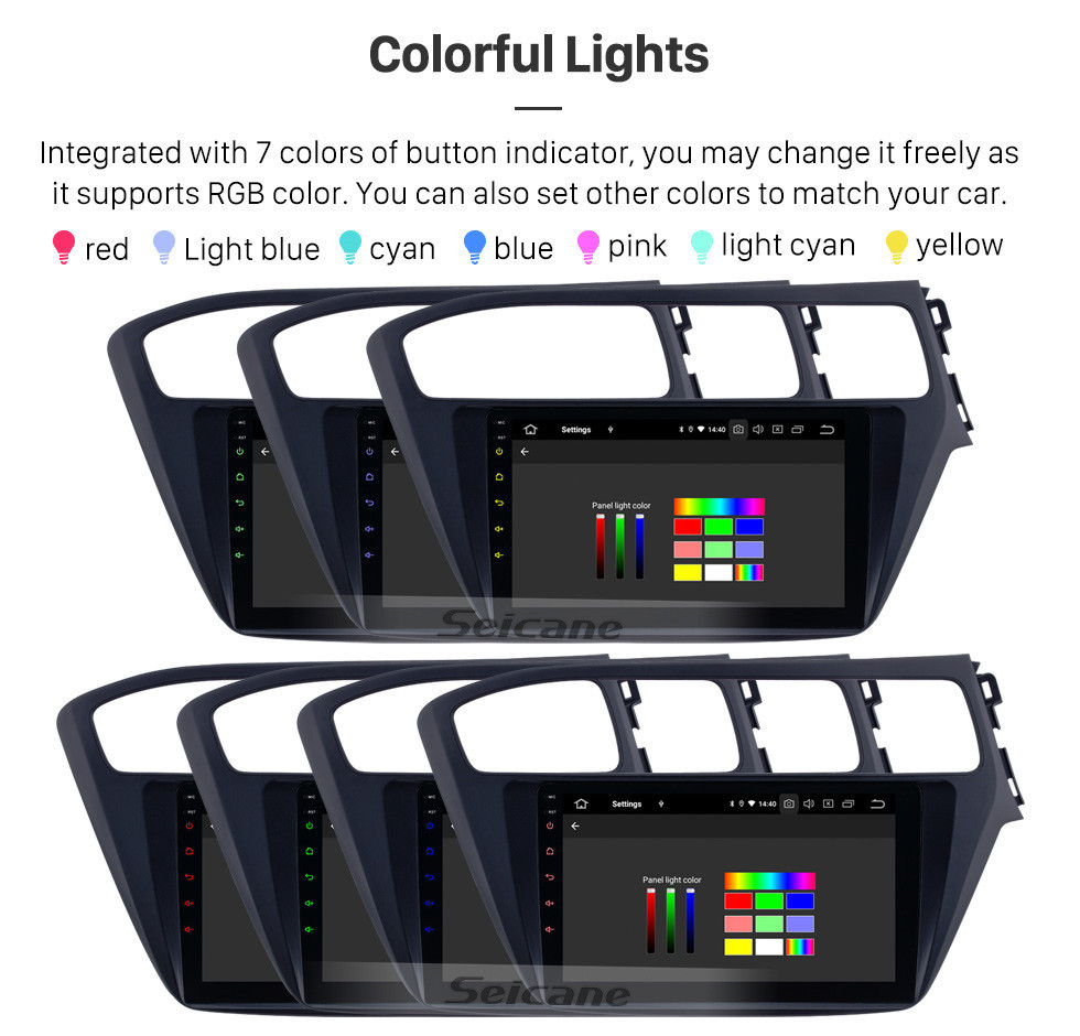 Seicane Écran tactile HD 2018-2019 Hyundai i20 RHD Android 11.0 9 pouces Navigation GPS Radio Bluetooth USB Carplay Musique Prise en charge AUX TPMS SWC OBD2 Télévision numérique Seicane Écran tactile HD 2018-2019 Hyundai i20 RHD Android 11.0 9 pouces Navigation GPS Radio Bluetooth USB Carplay Musique Prise en charge AUX TPMS SWC OBD2 Télévision numérique