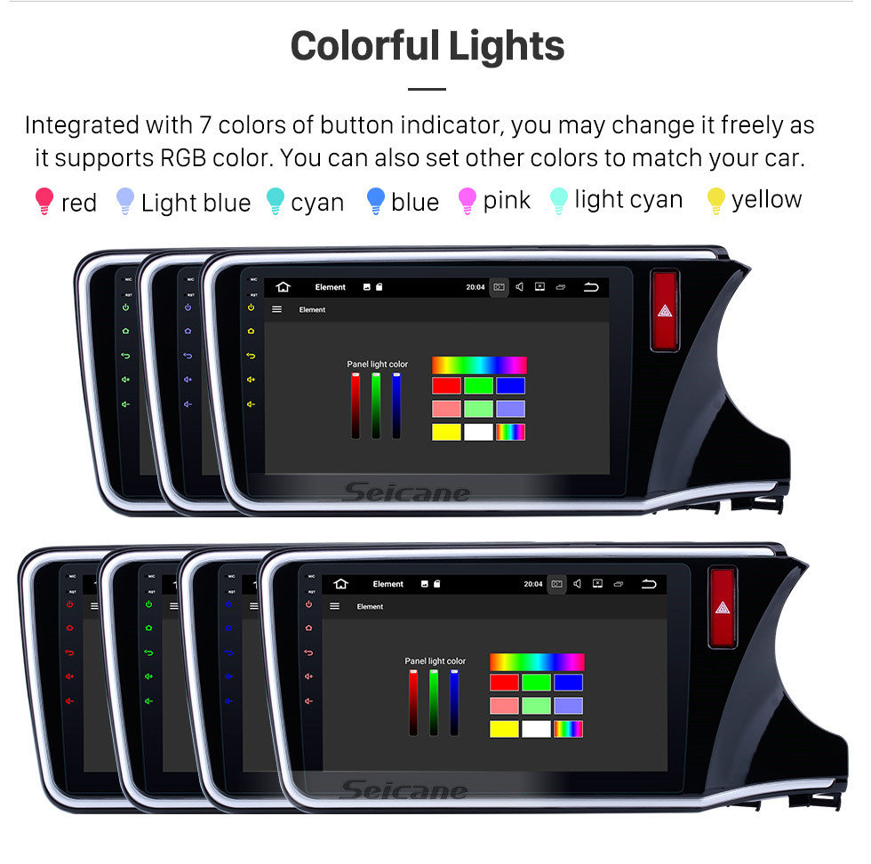 Seicane Android 9.0 rádio sistema de navegação de 10,1 polegadas Touch Screen de GPS para 2014 2015 2016 2017 Honda City (RHD) com Bluetooth Música Espelho Fazer a ligação OBD2 3G WiFi backup câmera de vídeo 1080p AUX controle de volante Seicane Android 9.0 rádio sistema de navegação de 10,1 polegadas Touch Screen de GPS para 2014 2015 2016 2017 Honda City (RHD) com Bluetooth Música Espelho Fazer a ligação OBD2 3G WiFi backup câmera de vídeo 1080p AUX controle de volante
