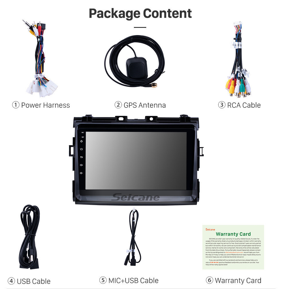 Seicane OEM 9 inch Android 11.0 Radio for 2006-2012 Toyota Previa Bluetooth HD Touchscreen GPS Navigation Carplay USB support 4G WIFI Rearview camera OBD2 Seicane OEM 9 inch Android 11.0 Radio for 2006-2012 Toyota Previa Bluetooth HD Touchscreen GPS Navigation Carplay USB support 4G WIFI Rearview camera OBD2