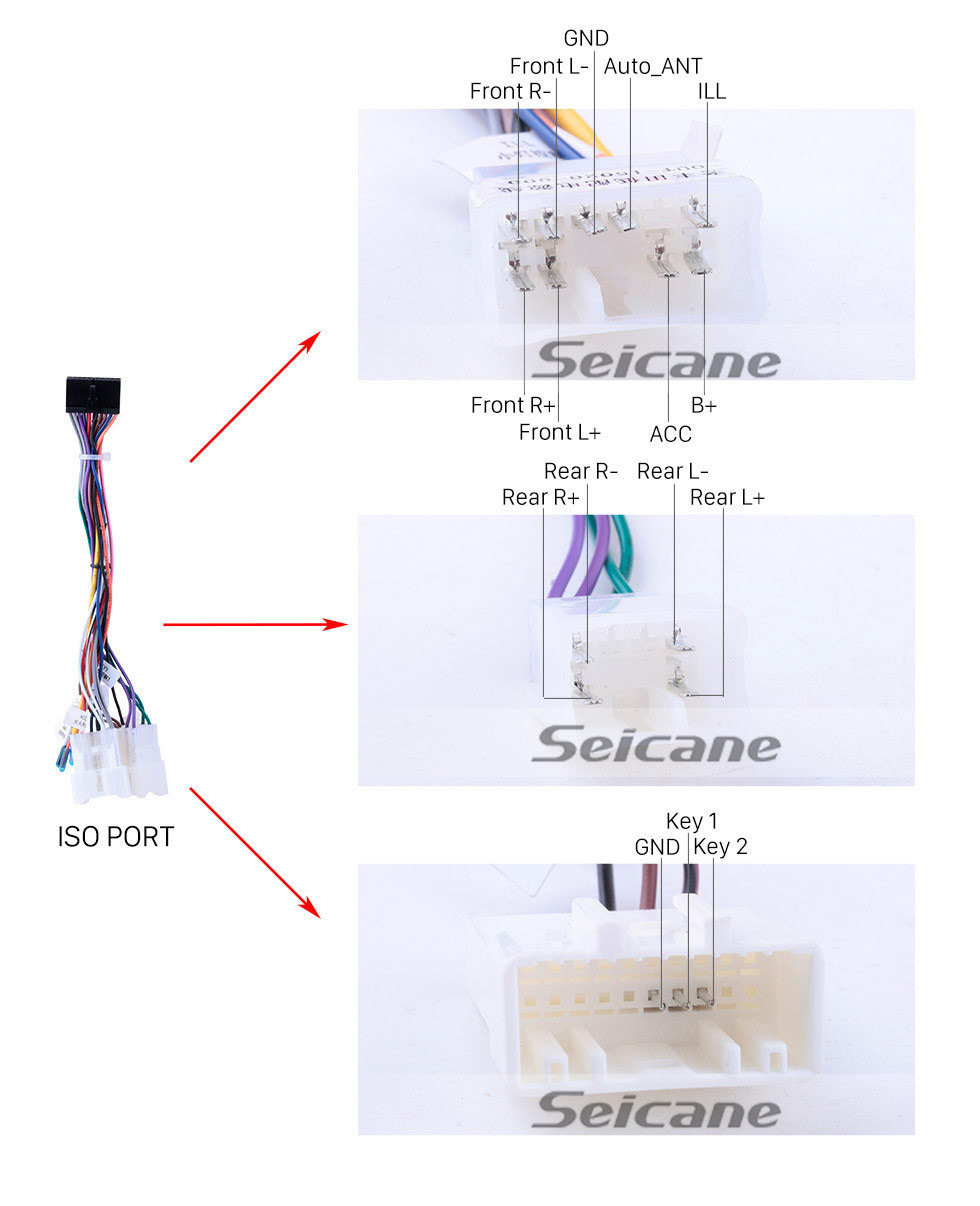 Seicane Écran tactile HD 9 pouces Android 11.0 pour 2006 2007 2008 2009 2010 2011 Toyota Corolla Radio Système de navigation GPS Bluetooth Caméra de recul Commande au volant 3G WIFI 1080P