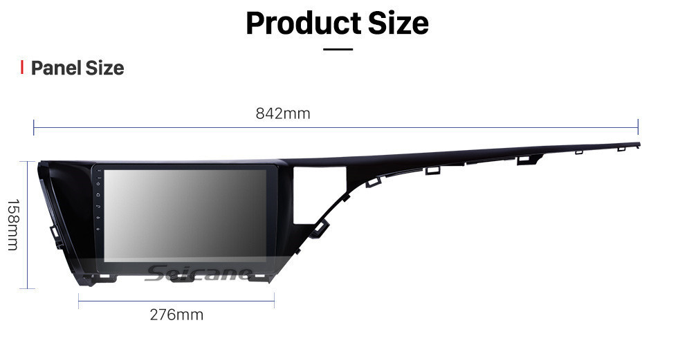 Seicane 10,1-дюймовый Android 11.0 Радио для Toyota Camry LHD, Bluetooth, Wi-Fi, HD, с сенсорным экраном, GPS-навигатор, Carplay, поддержка USB, 1080P, камера для резервного копирования видео.