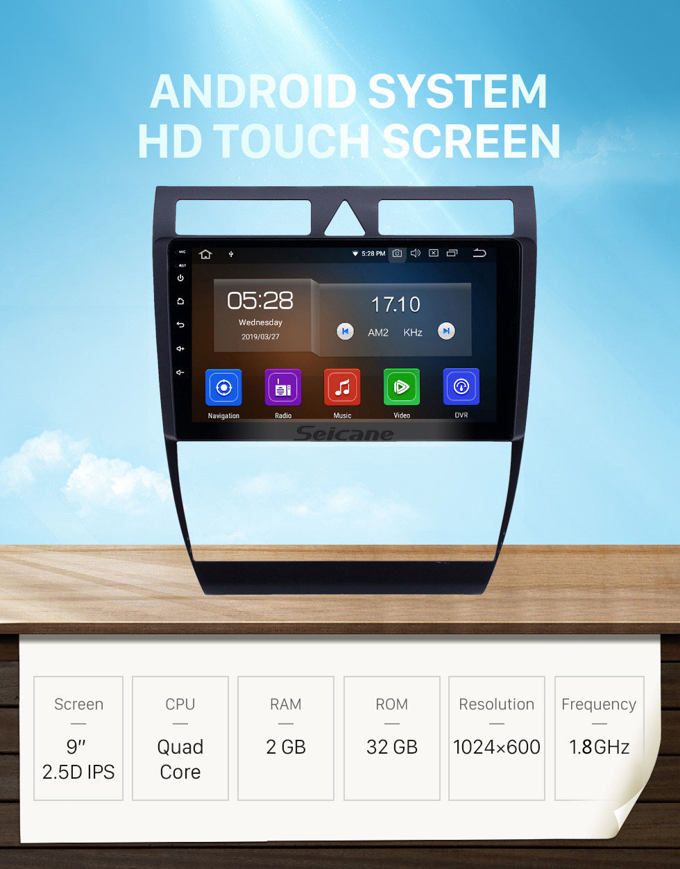 Seicane Android 11.0 for Audi A6 S6 RS6 1997-2004 9 inch HD Touchscreen GPS Navigation Radio with Bluetooth USB Music Carplay WIFI support Digital TV DAB+ OBD2 DVR Seicane Android 11.0 for Audi A6 S6 RS6 1997-2004 9 inch HD Touchscreen GPS Navigation Radio with Bluetooth USB Music Carplay WIFI support Digital TV DAB+ OBD2 DVR