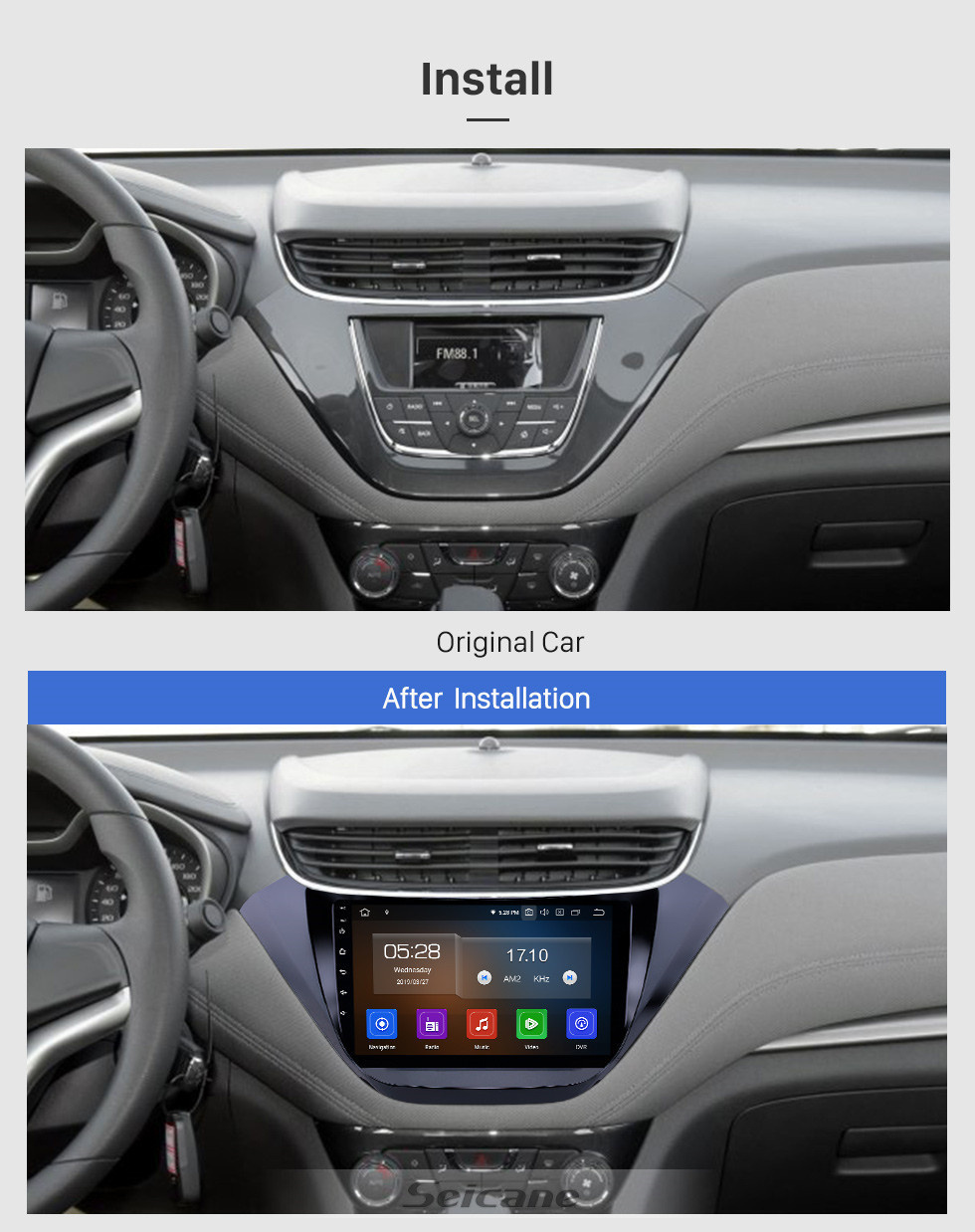 Seicane 2015-2016 chevy chevrolet malibu android 11.0 9 polegada de rádio de navegação gps bluetooth aux hd touchscreen usb carplay suporte tpms dvr tv digital