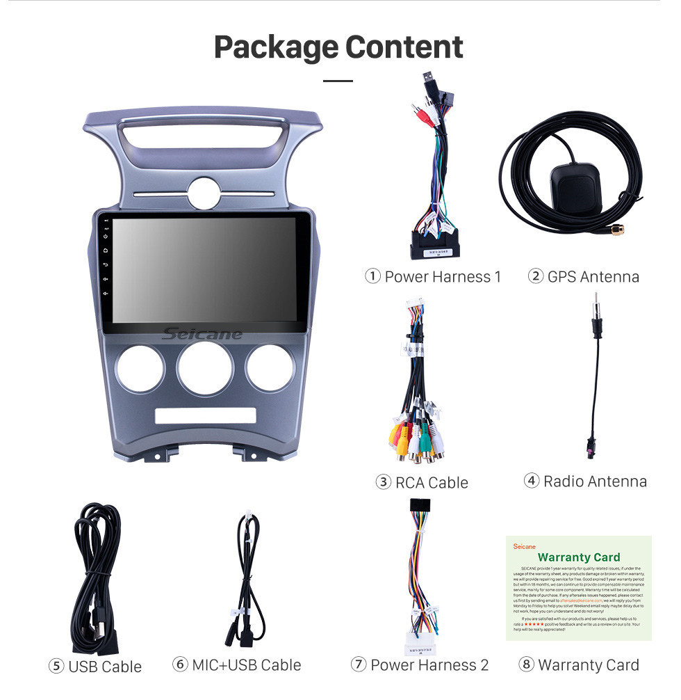 Seicane Android 11.0 9 inch GPS Navigation Radio for 2007-2012 Kia Carens Manual A/C with HD Touchscreen Carplay Bluetooth WIFI AUX support TPMS Digital TV Seicane Android 11.0 9 inch GPS Navigation Radio for 2007-2012 Kia Carens Manual A/C with HD Touchscreen Carplay Bluetooth WIFI AUX support TPMS Digital TV