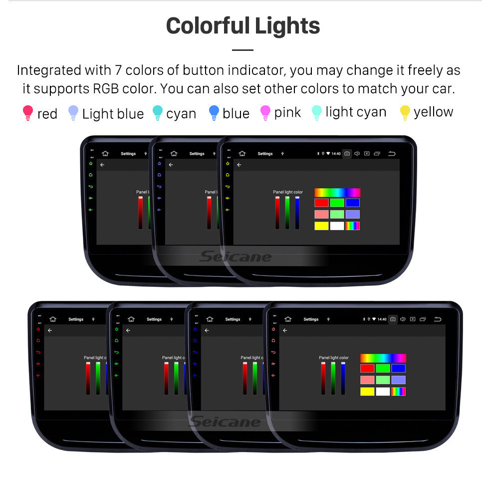 Seicane 10.1 polegada Android 11.0 Rádio para 2017-2018 Changan CS55 Bluetooth HD Touchscreen Navegação GPS Carplay apoio câmera de Backup