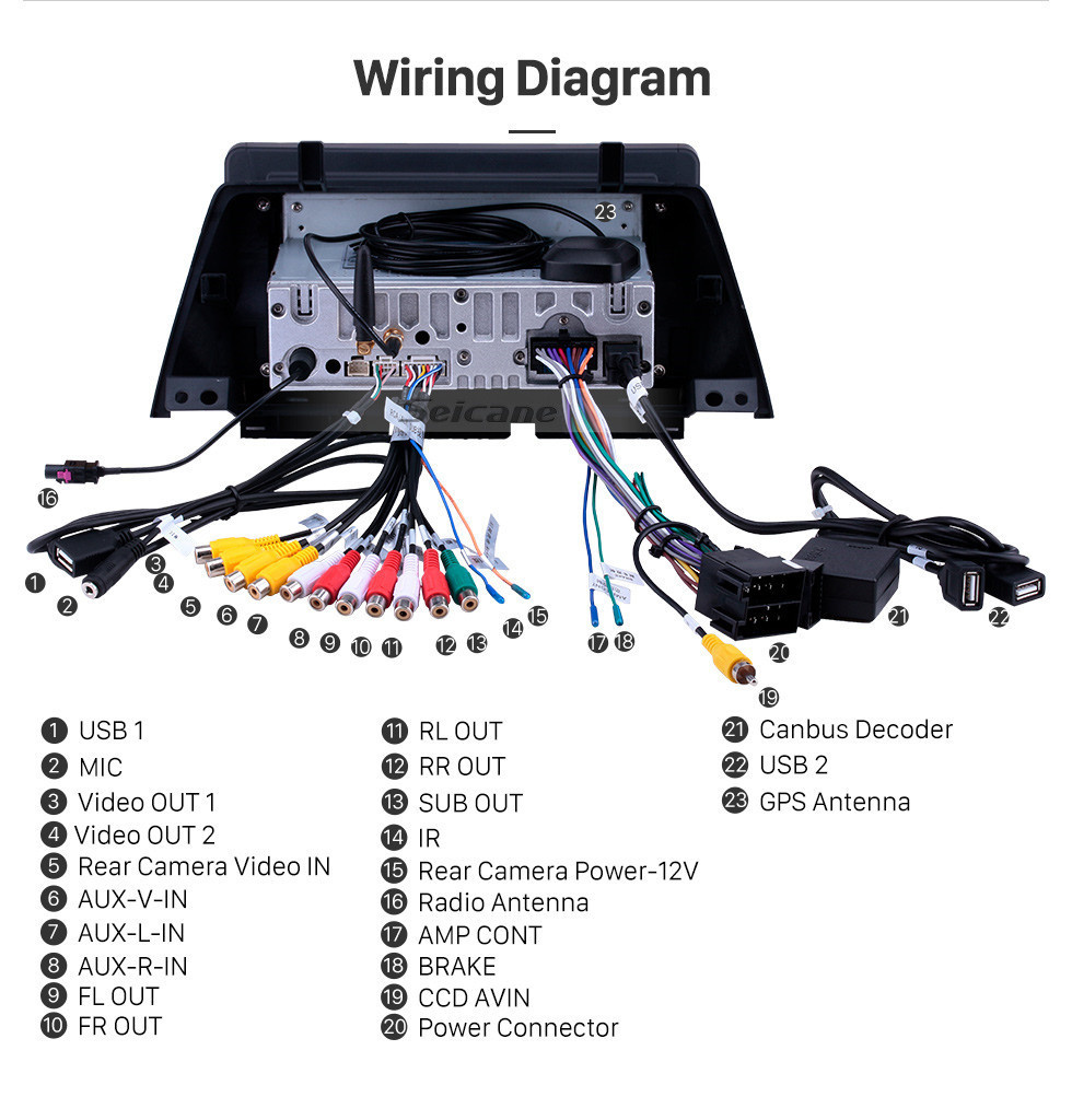 Seicane 2015 Zotye Domy x5 Android 11.0 9-дюймовый GPS-навигация Радио Bluetooth HD с сенсорным экраном WIFI USB AUX Carplay поддержка TPMS SWC