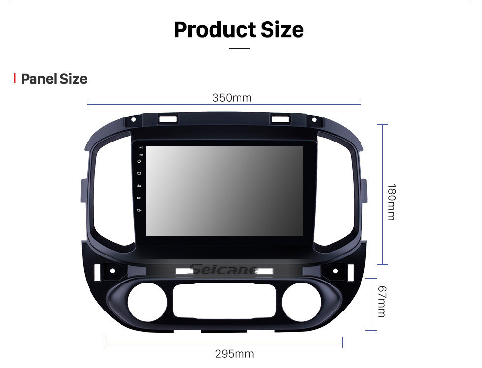 Seicane Android 10.0 9 inch GPS Navigation Radio for 2015-2017 chevy Chevrolet Colorado with HD Touchscreen Carplay Bluetooth support Digital TV