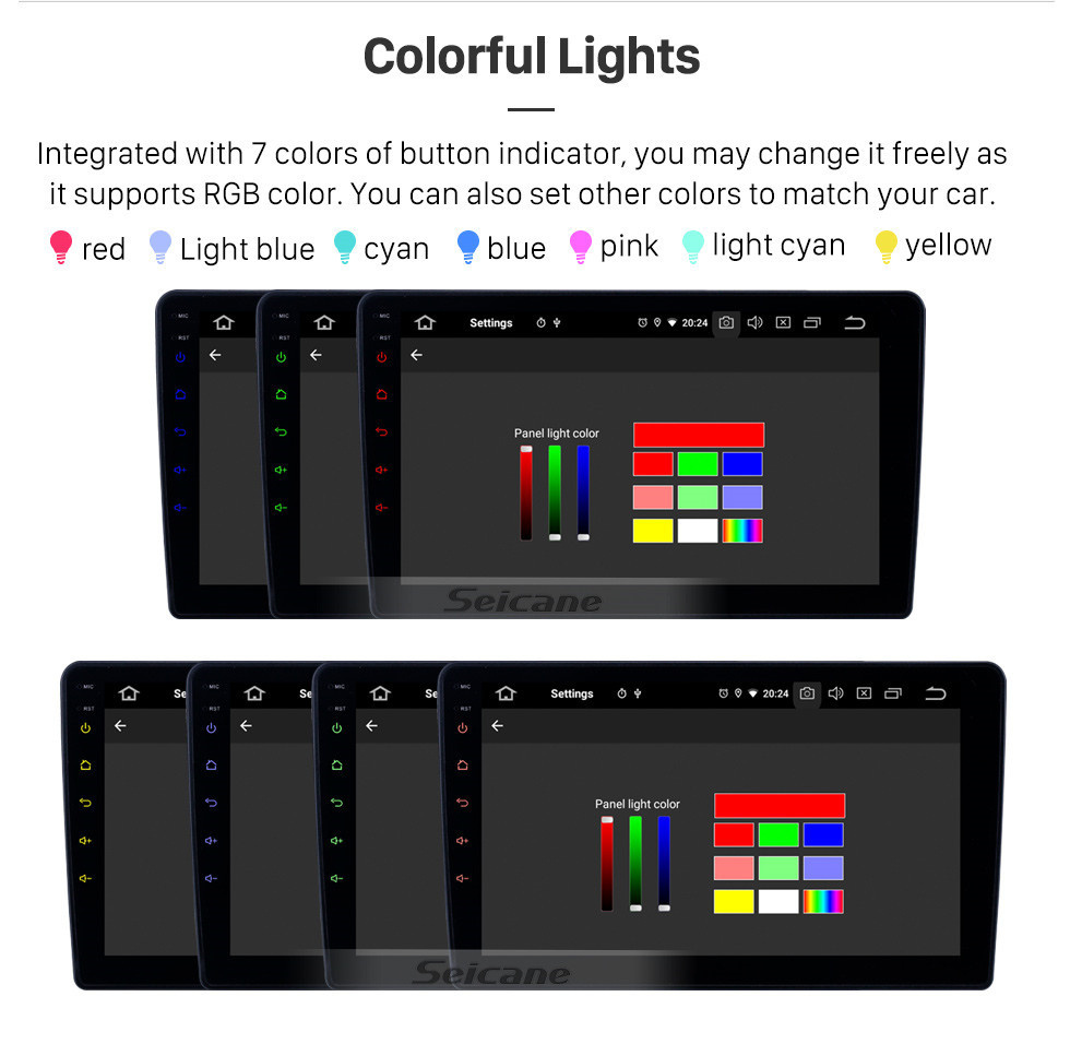 Seicane Android 11.0 Radio de navegación GPS de 9 pulgadas para 2013-2014 Hyundai Sorento Versión baja con pantalla táctil HD Carplay Soporte Bluetooth Bluetooth TV digital