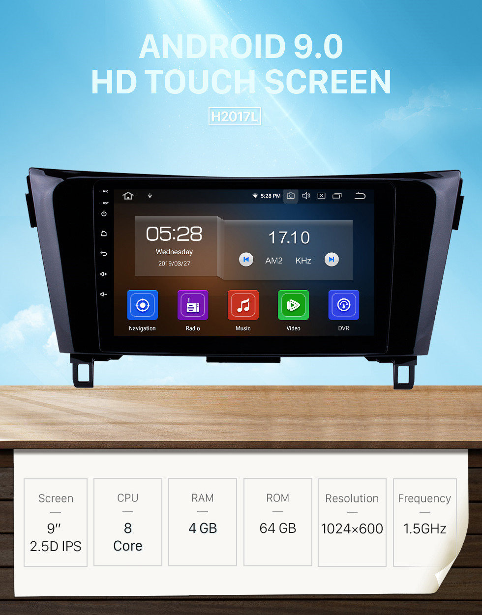 Seicane 2012 2013 2014 2015 2016 2017 Nissan X-TRAIL Qashqai A/V 9 inch HD touchscreen Radio GPS navigation Android 9.0 Audio System Bluetooth OBD2 Steering Wheel Control Seicane 2012 2013 2014 2015 2016 2017 Nissan X-TRAIL Qashqai A/V 9 inch HD touchscreen Radio GPS navigation Android 9.0 Audio System Bluetooth OBD2 Steering Wheel Control