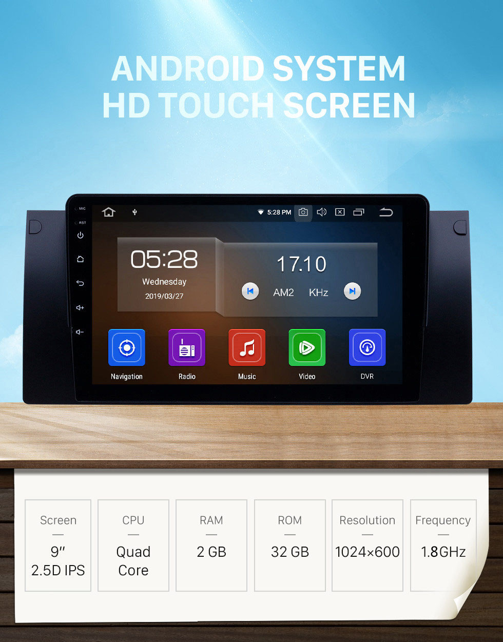 Seicane 9 pouces dans le tableau de bord 1996-2003 BMW Série 5 E39 520i 523i 525i M5 Android 9.0 Système de navigation GPS avec 1024 * 600 Écran tactile 3G WiFi TPMS USB DVR Caméra arrière OBDII AUX Seicane 9 pouces dans le tableau de bord 1996-2003 BMW Série 5 E39 520i 523i 525i M5 Android 9.0 Système de navigation GPS avec 1024 * 600 Écran tactile 3G WiFi TPMS USB DVR Caméra arrière OBDII AUX