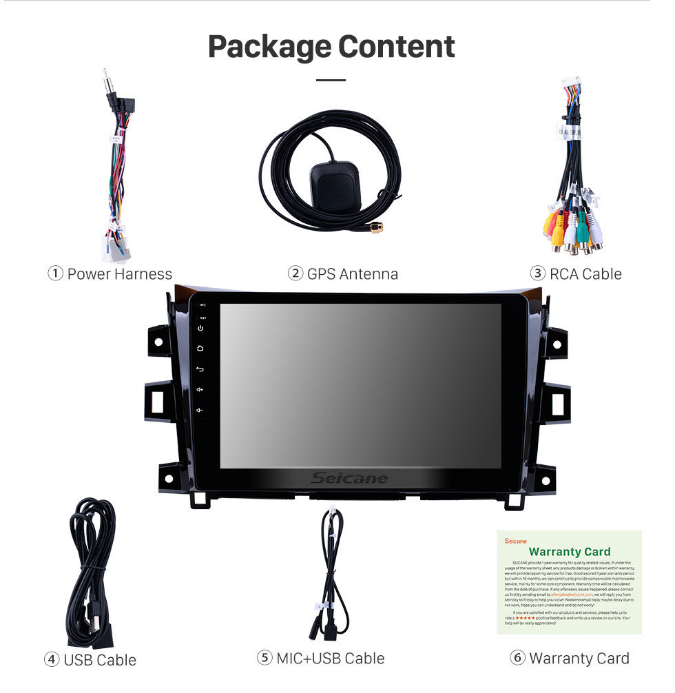 Seicane 10,1 polegadas 2011-2016 Nissan NAVARA Android 9.0 Rádio Navegação GPS link do espelho Tela de toque OBD2 DVR TV WIFI Bluetooth USB Carplay Câmera de visão traseira 1080P SWC Seicane 10,1 polegadas 2011-2016 Nissan NAVARA Android 9.0 Rádio Navegação GPS link do espelho Tela de toque OBD2 DVR TV WIFI Bluetooth USB Carplay Câmera de visão traseira 1080P SWC