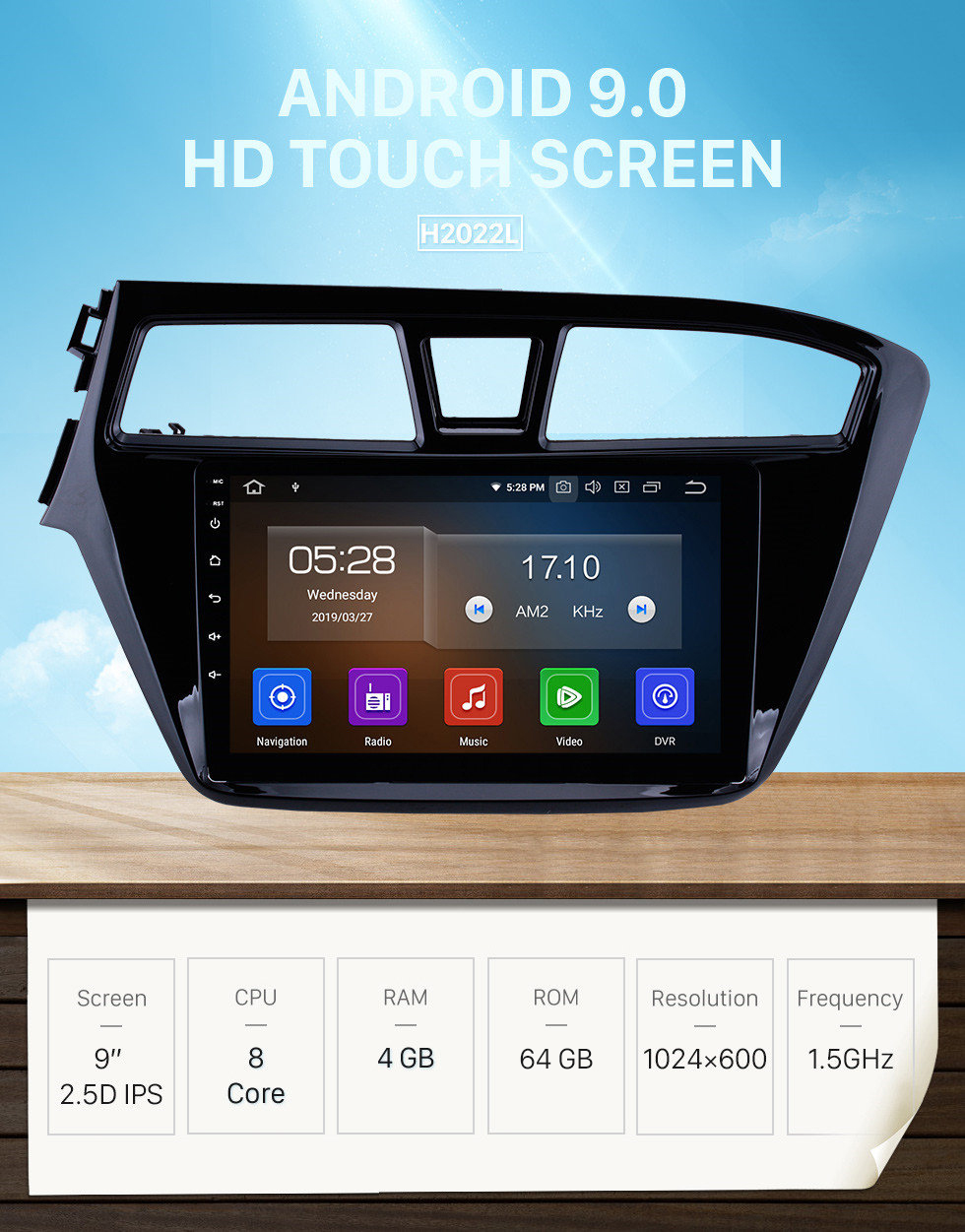 Seicane Aftermarket Android 9.0 navigation system Radio for 2014 2015 Hyundai i20 with Mirror link GPS HD 1024*600 touch screen OBD2 DVR Rearview camera TV 1080P Video 3G WIFI Steering Wheel Control Bluetooth USB SD Seicane Aftermarket Android 9.0 navigation system Radio for 2014 2015 Hyundai i20 with Mirror link GPS HD 1024*600 touch screen OBD2 DVR Rearview camera TV 1080P Video 3G WIFI Steering Wheel Control Bluetooth USB SD