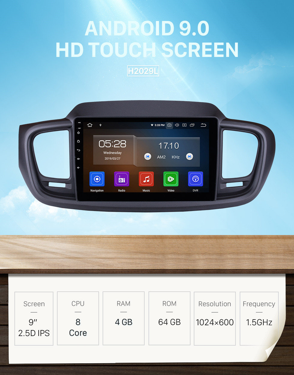 Seicane Sistema de navegación GPS Android 9 pulgadas de 9 pulgadas Radio para 2015 2016 Kia Sorento con Mirror link HD 1024 * 600 pantalla táctil OBD2 DVR Cámara de visión trasera TV 1080P Video 3G WIFI Control del volante Bluetooth USB Seicane Sistema de navegación GPS Android 9 pulgadas de 9 pulgadas Radio para 2015 2016 Kia Sorento con Mirror link HD 1024 * 600 pantalla táctil OBD2 DVR Cámara de visión trasera TV 1080P Video 3G WIFI Control del volante Bluetooth USB