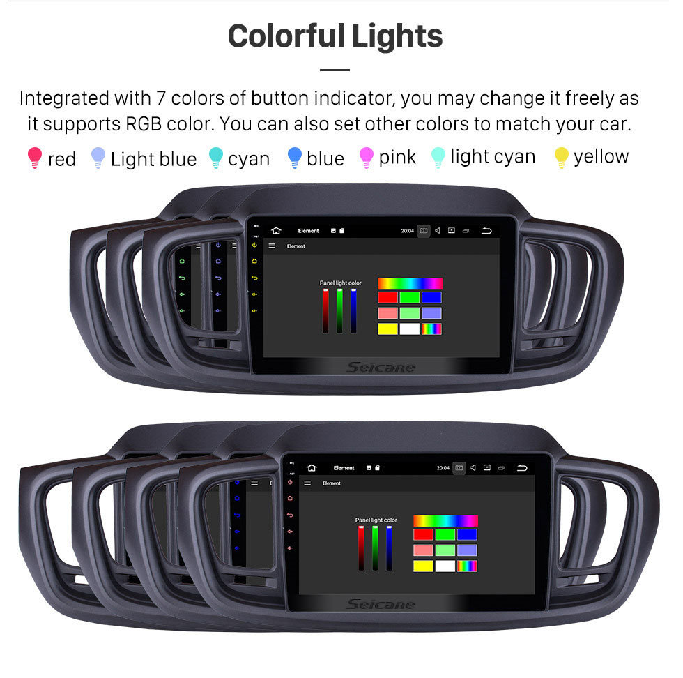 Seicane Sistema de navegación GPS Android 9 pulgadas de 9 pulgadas Radio para 2015 2016 Kia Sorento con Mirror link HD 1024 * 600 pantalla táctil OBD2 DVR Cámara de visión trasera TV 1080P Video 3G WIFI Control del volante Bluetooth USB Seicane Sistema de navegación GPS Android 9 pulgadas de 9 pulgadas Radio para 2015 2016 Kia Sorento con Mirror link HD 1024 * 600 pantalla táctil OBD2 DVR Cámara de visión trasera TV 1080P Video 3G WIFI Control del volante Bluetooth USB