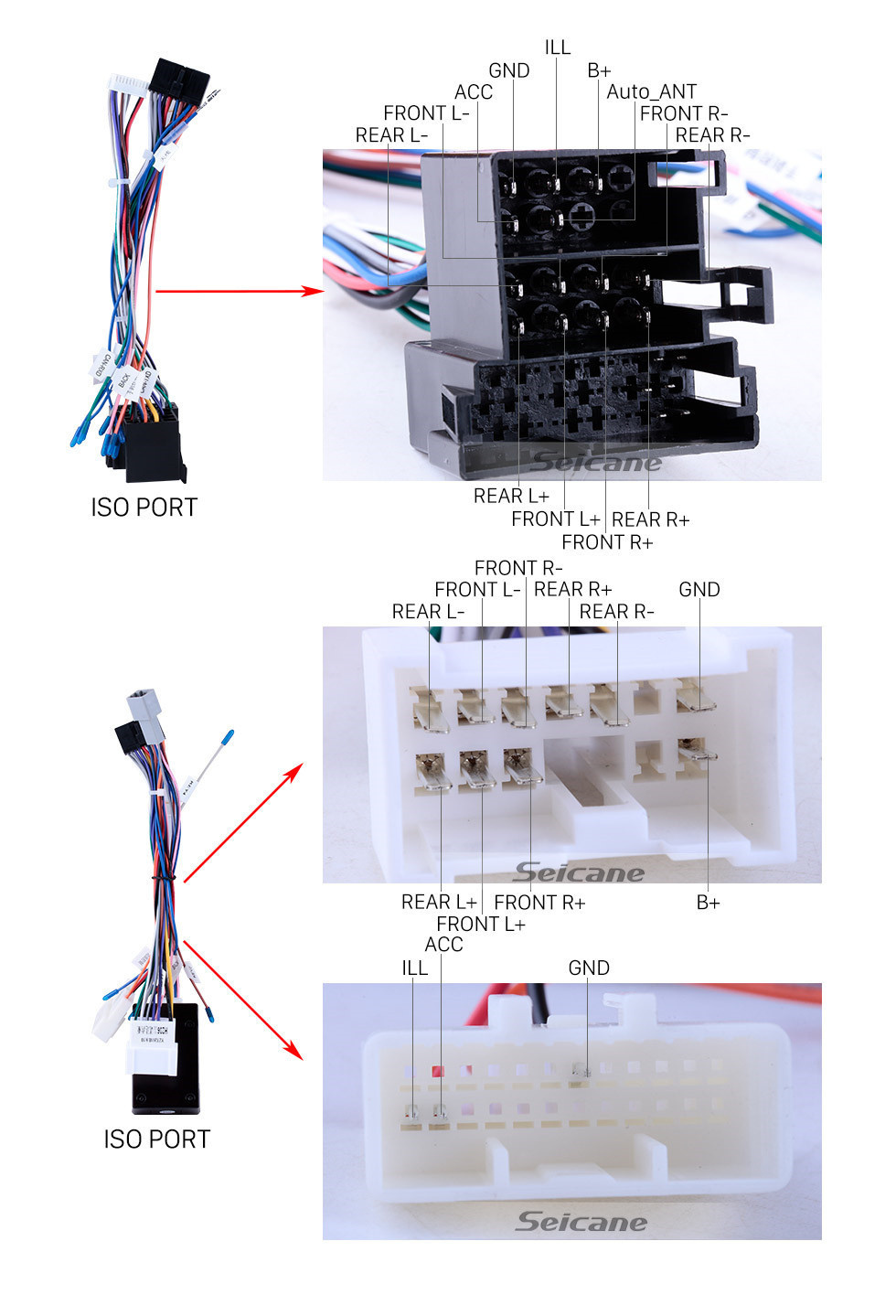 Seicane 10,1 pouces Android 11.0 HD Système de navigation GPS Radio à écran tactile pour 2016-2018 Renault Clio Numérique / Analogique (AT) Support Voiture Stéréo Bluetooth 3G / 4G WIFI OBDII Vidéo Commande au volant Caméra de recul