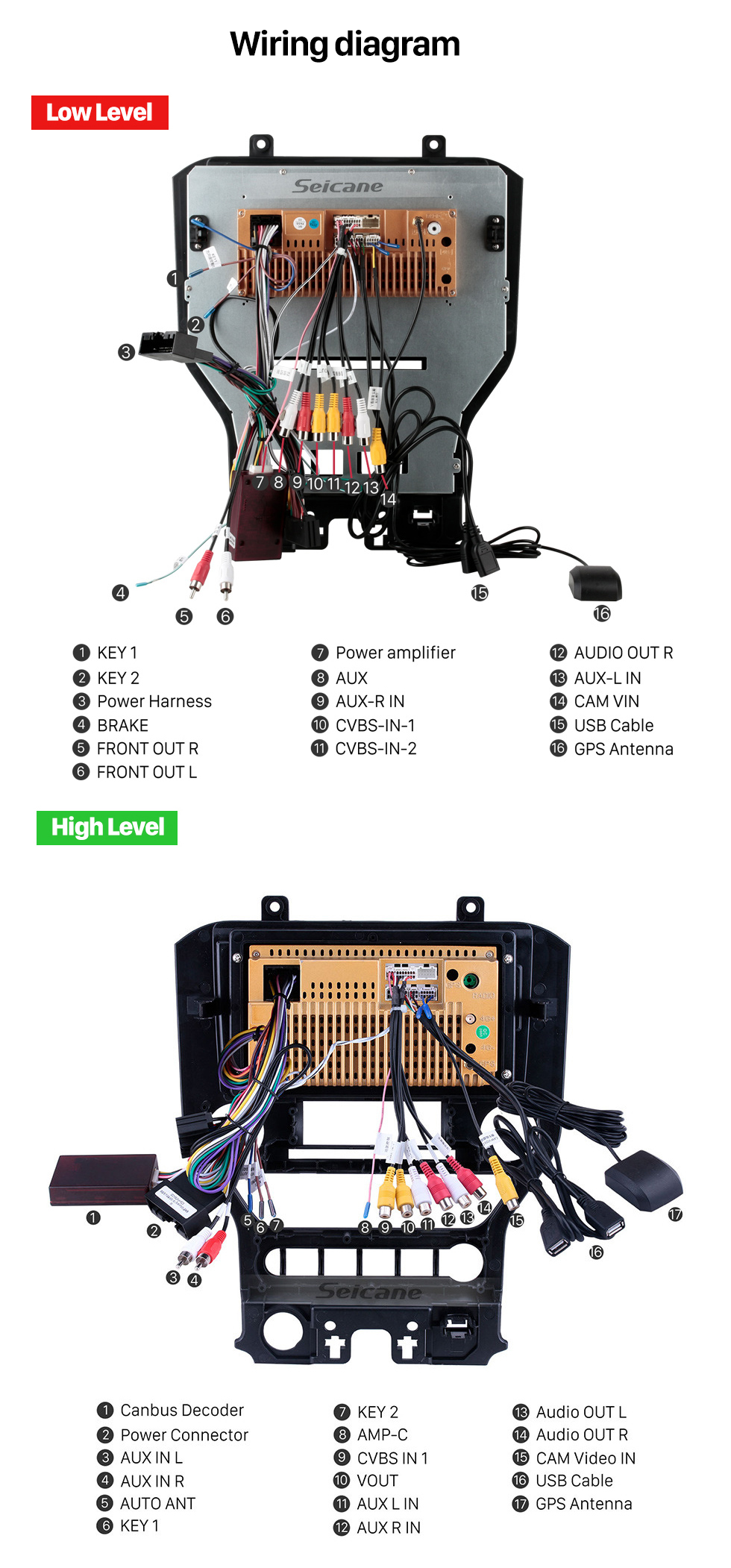 Seicane Pantalla táctil Android 12.0 HD de 9 pulgadas para 2015-2018 Ford Mustang Low Radio Sistema de navegación GPS con WIFI Soporte Bluetooth Carplay Control del volante DVR OBD 2