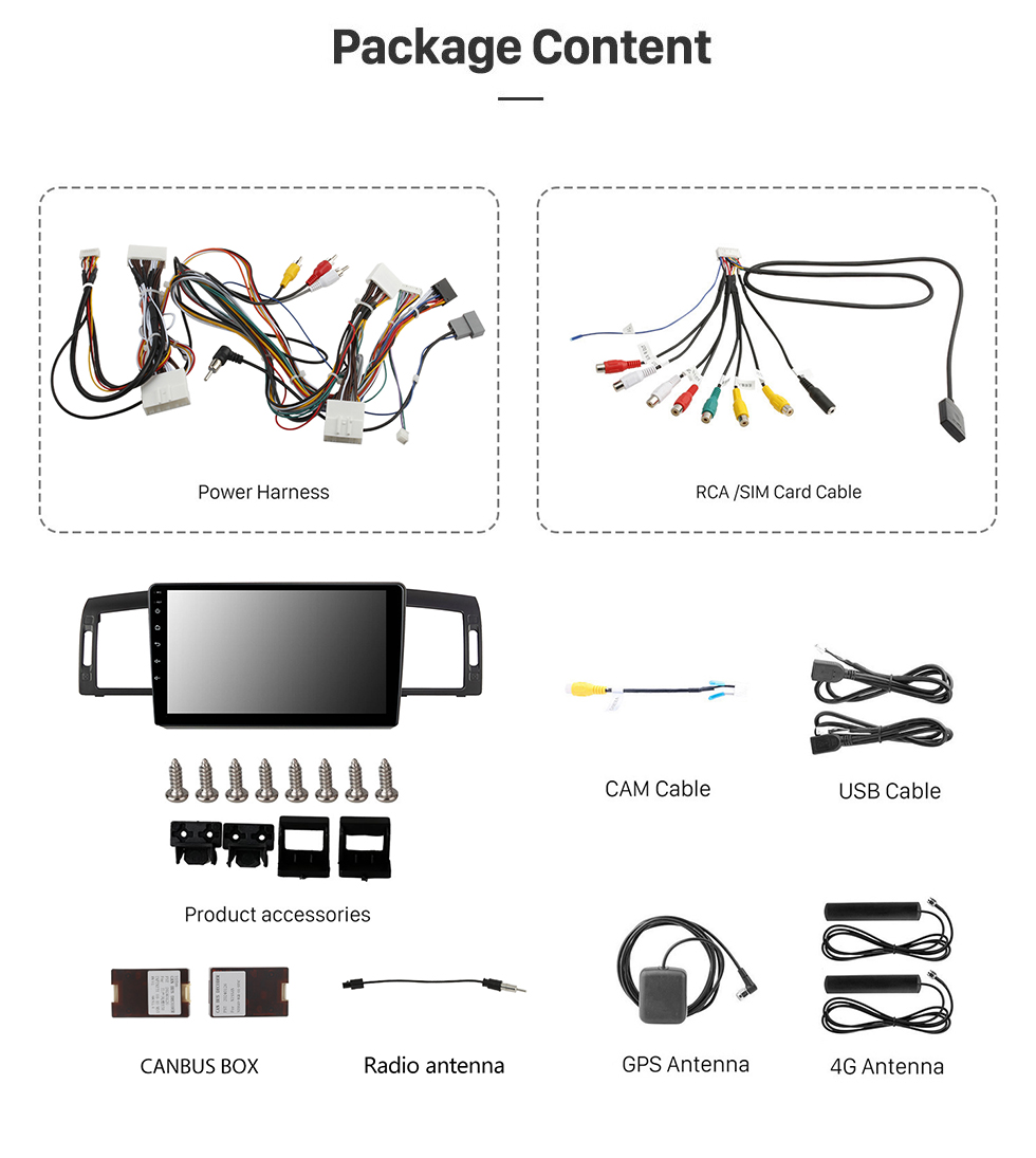 Seicane Para 2007-2009 INFINITI M35 2005-2007 NISSAN FUGA Rádio 9 polegadas Android 12.0 HD Touchscreen Bluetooth com GPS Sistema de navegação com suporte para Carplay 1080P