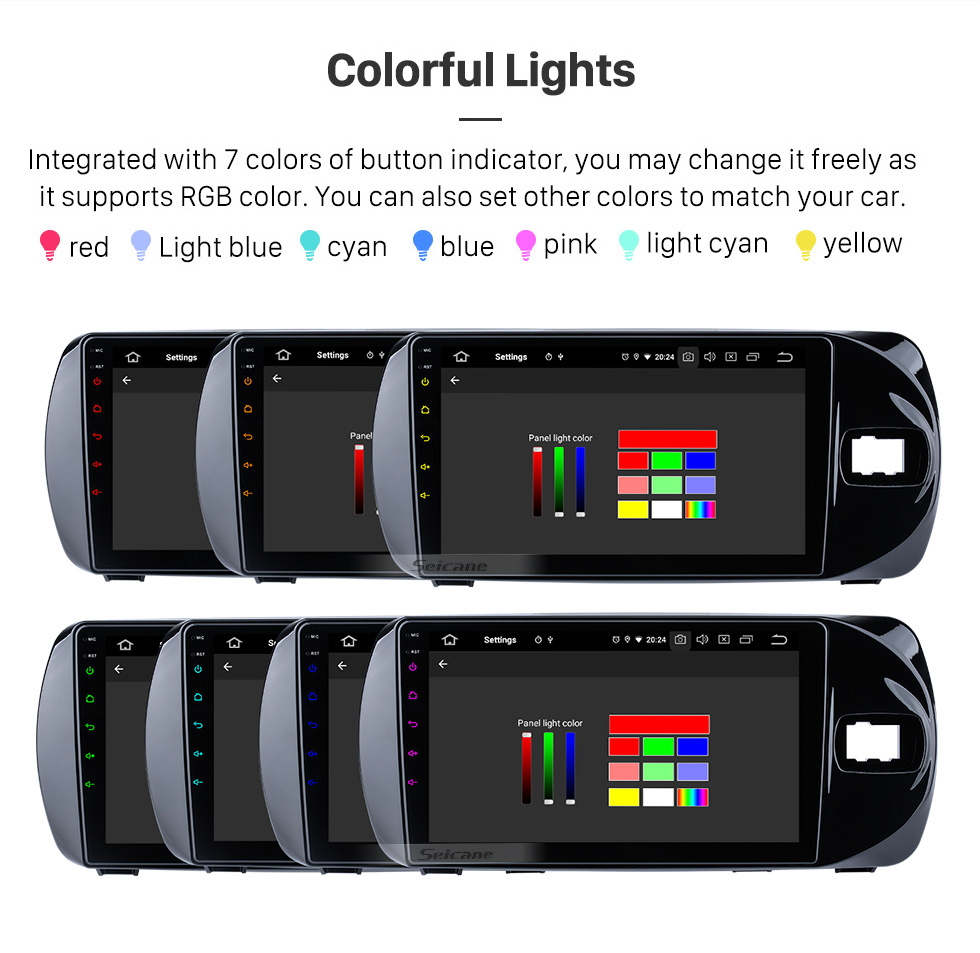 Seicane 9 pouces Andriod 11.0 HD Touchscreeen 2015-2020 Toyota Vitz voiture de conduite à droite GPS Navigatin avec support du système Bluetooth Carplay Seicane 9 pouces Andriod 11.0 HD Touchscreeen 2015-2020 Toyota Vitz voiture de conduite à droite GPS Navigatin avec support du système Bluetooth Carplay