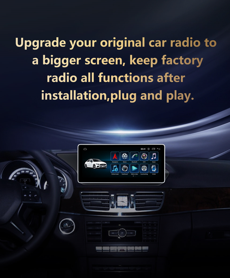 Seicane 10,25-дюймовый Android 10.0 для Mercedes-Benz S-Class RHD 2006-2013 Радио GPS-навигационная система с сенсорным экраном HD Поддержка Bluetooth Carplay Seicane 10,25-дюймовый Android 10.0 для Mercedes-Benz S-Class RHD 2006-2013 Радио GPS-навигационная система с сенсорным экраном HD Поддержка Bluetooth Carplay