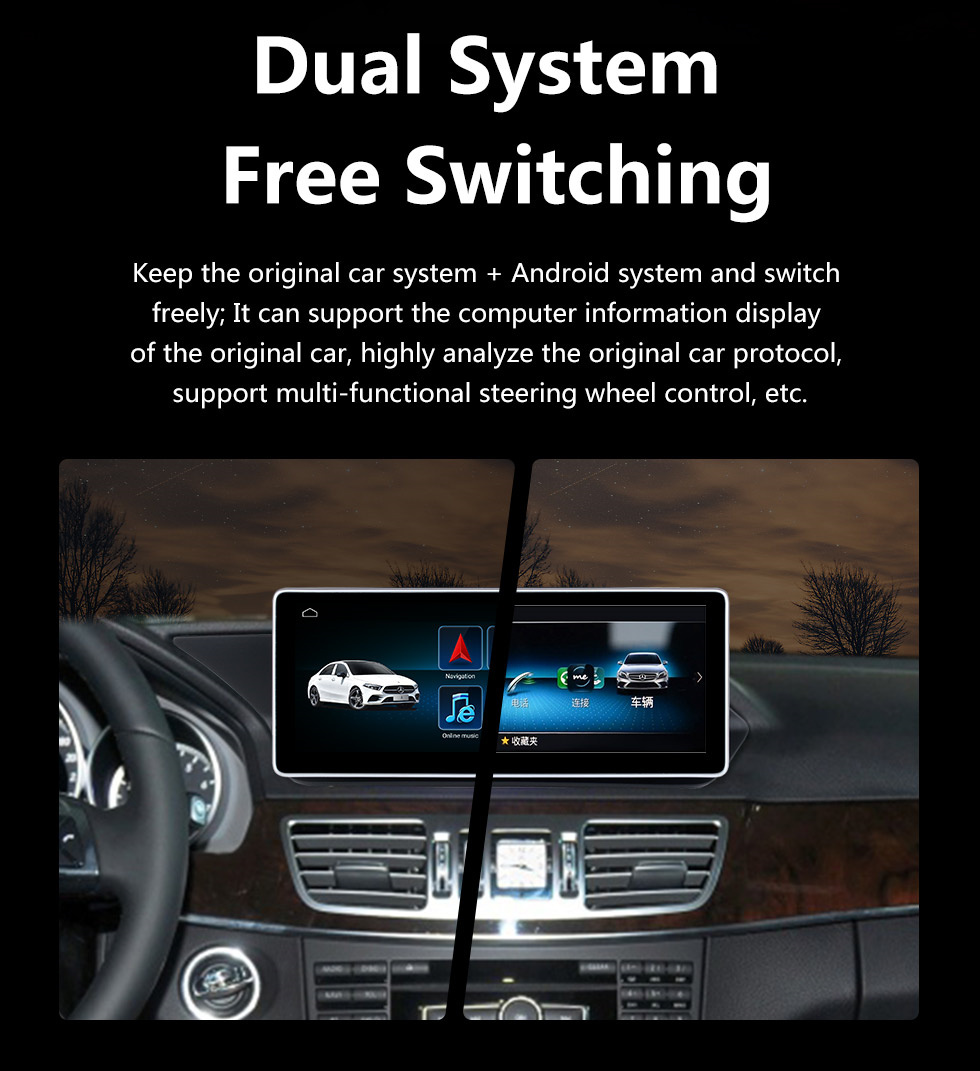 Seicane 10,25-дюймовый Android 10.0 для Mercedes-Benz S-Class RHD 2006-2013 Радио GPS-навигационная система с сенсорным экраном HD Поддержка Bluetooth Carplay Seicane 10,25-дюймовый Android 10.0 для Mercedes-Benz S-Class RHD 2006-2013 Радио GPS-навигационная система с сенсорным экраном HD Поддержка Bluetooth Carplay