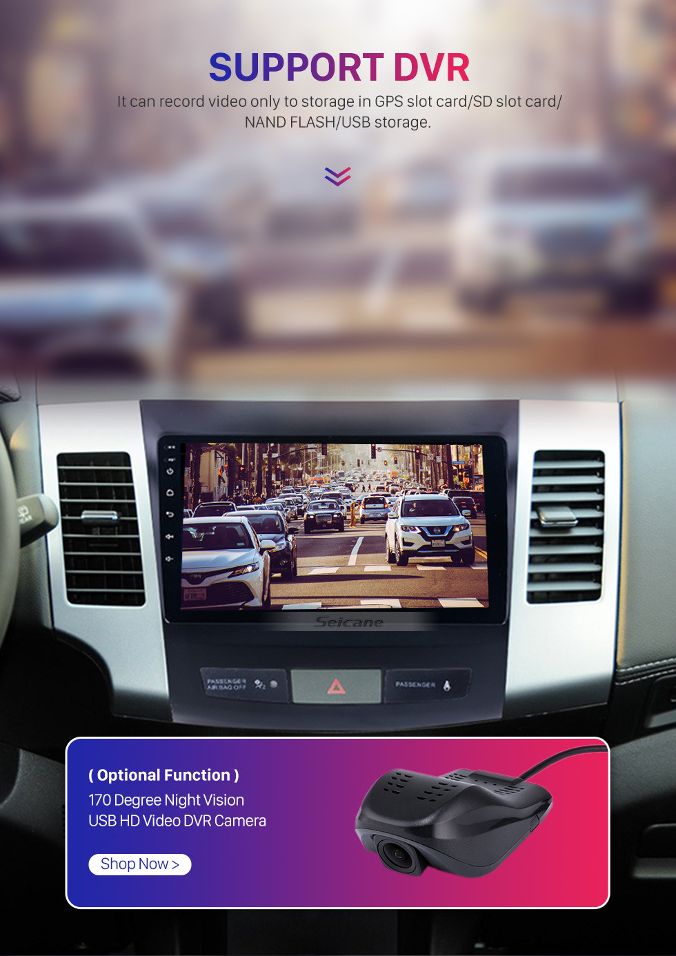 Seicane 2006-2014 MITSUBISHI Outlander 9 inch Touch Screen Android 10.0 Radio Bluetooth GPS Navigation system with WIFI support OBD2 DVR Backup camera TV USB Mirror link Seicane 2006-2014 MITSUBISHI Outlander 9 inch Touch Screen Android 10.0 Radio Bluetooth GPS Navigation system with WIFI support OBD2 DVR Backup camera TV USB Mirror link