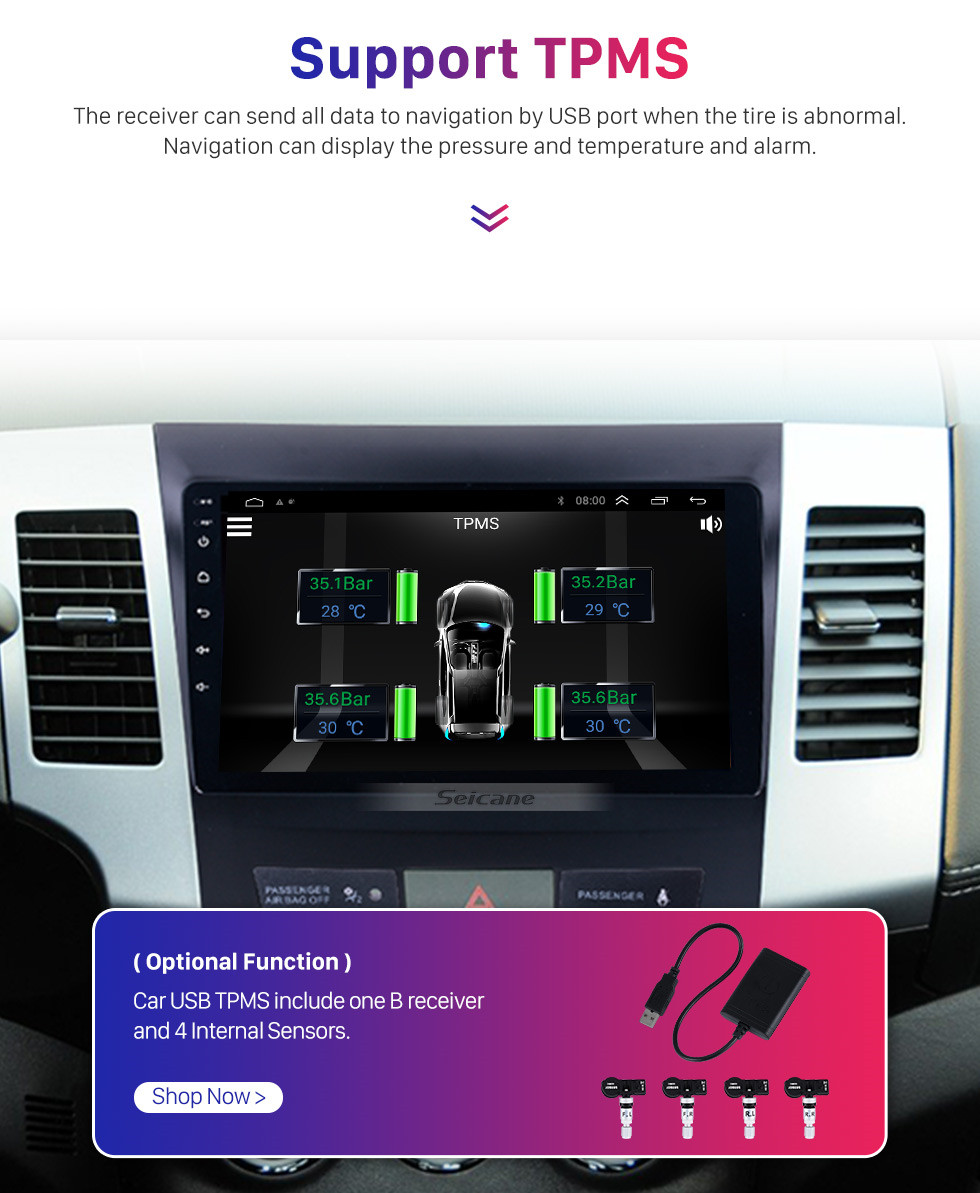 Seicane 2006-2014 MITSUBISHI Outlander 9 inch Touch Screen Android 10.0 Radio Bluetooth GPS Navigation system with WIFI support OBD2 DVR Backup camera TV USB Mirror link Seicane 2006-2014 MITSUBISHI Outlander 9 inch Touch Screen Android 10.0 Radio Bluetooth GPS Navigation system with WIFI support OBD2 DVR Backup camera TV USB Mirror link