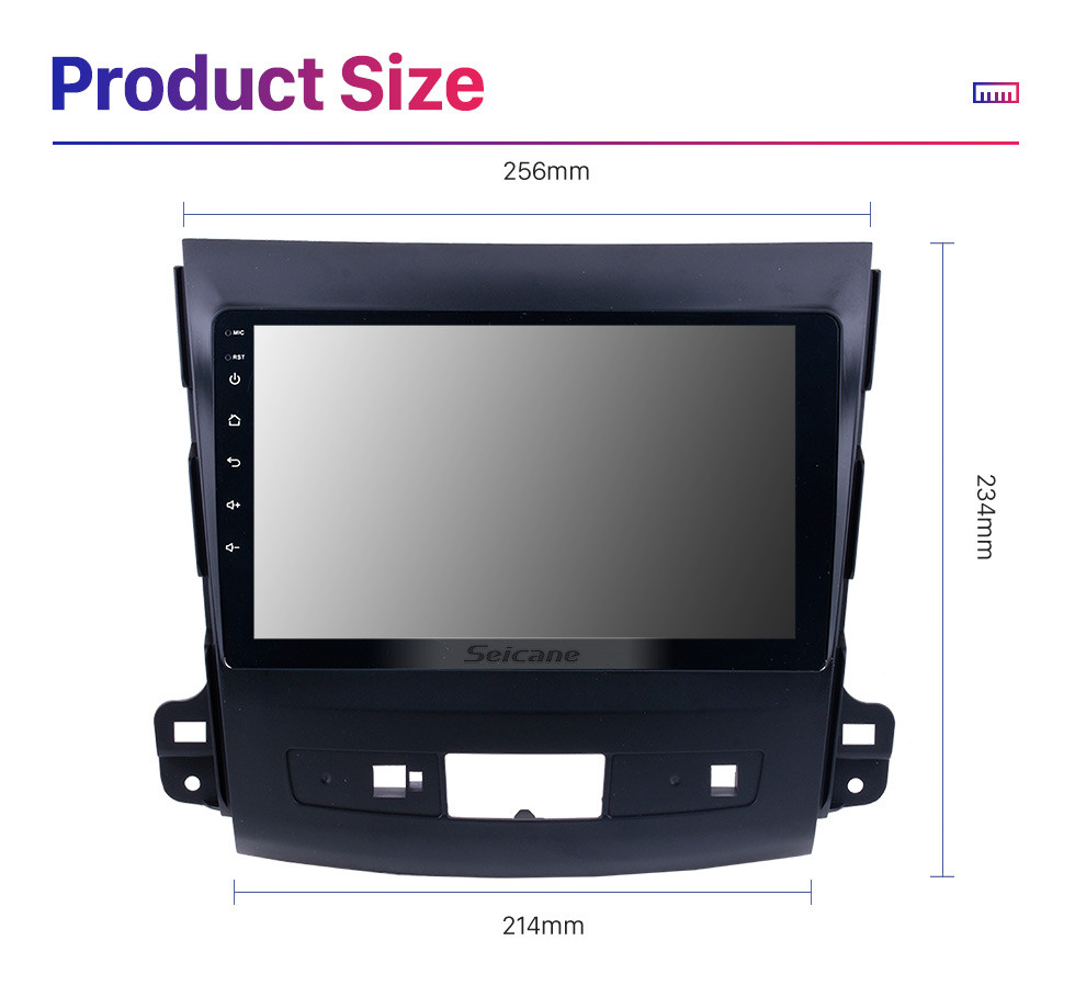 Seicane 2006-2014 MITSUBISHI Outlander 9 inch Touch Screen Android 10.0 Radio Bluetooth GPS Navigation system with WIFI support OBD2 DVR Backup camera TV USB Mirror link Seicane 2006-2014 MITSUBISHI Outlander 9 inch Touch Screen Android 10.0 Radio Bluetooth GPS Navigation system with WIFI support OBD2 DVR Backup camera TV USB Mirror link