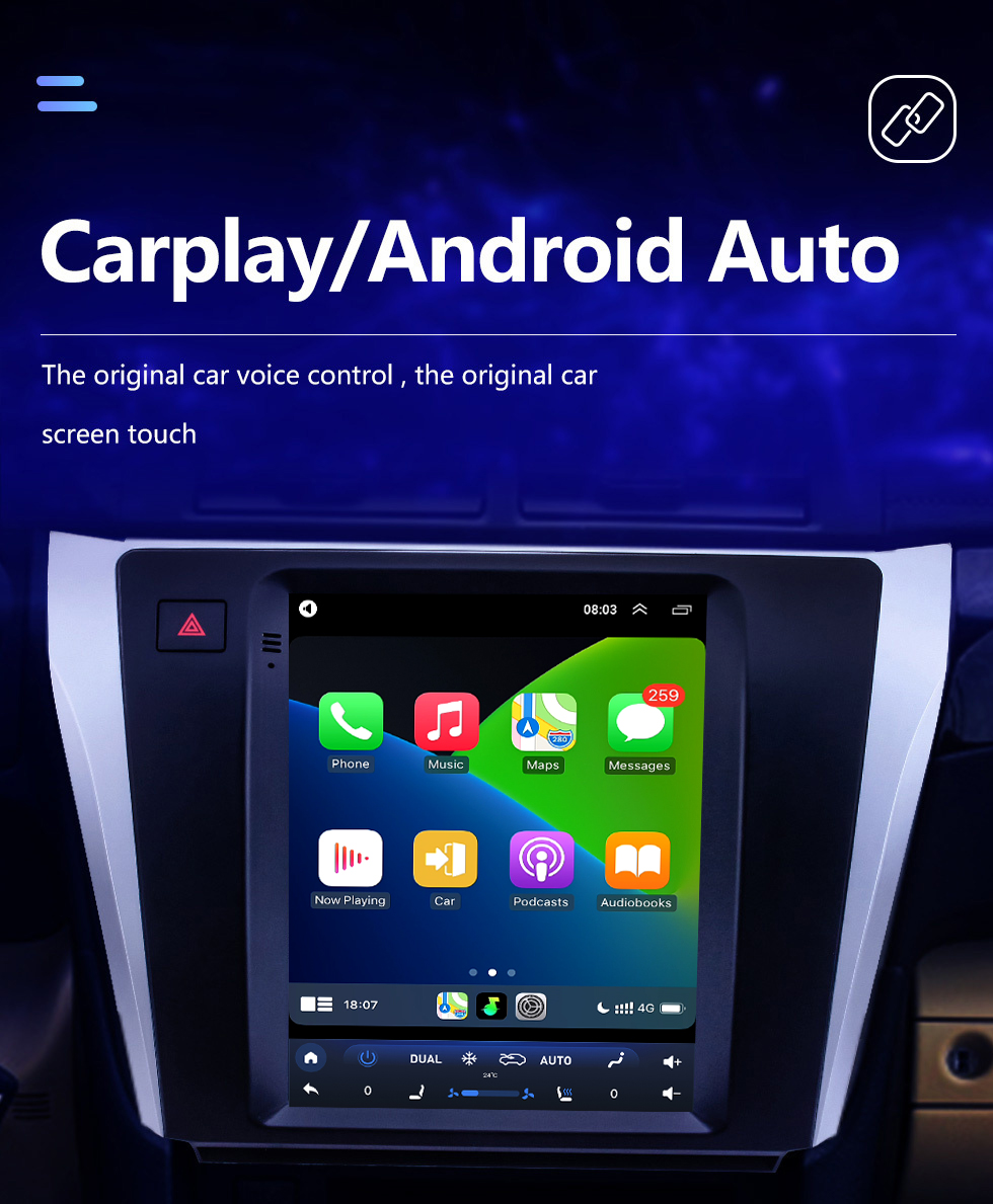 Seicane 9,7 Zoll Android 10.0 GPS Navigationsradio für 2015-2017 Toyota Camry mit HD Touchscreen Bluetooth AUX Unterstützung Carplay OBD2 Seicane 9,7 Zoll Android 10.0 GPS Navigationsradio für 2015-2017 Toyota Camry mit HD Touchscreen Bluetooth AUX Unterstützung Carplay OBD2