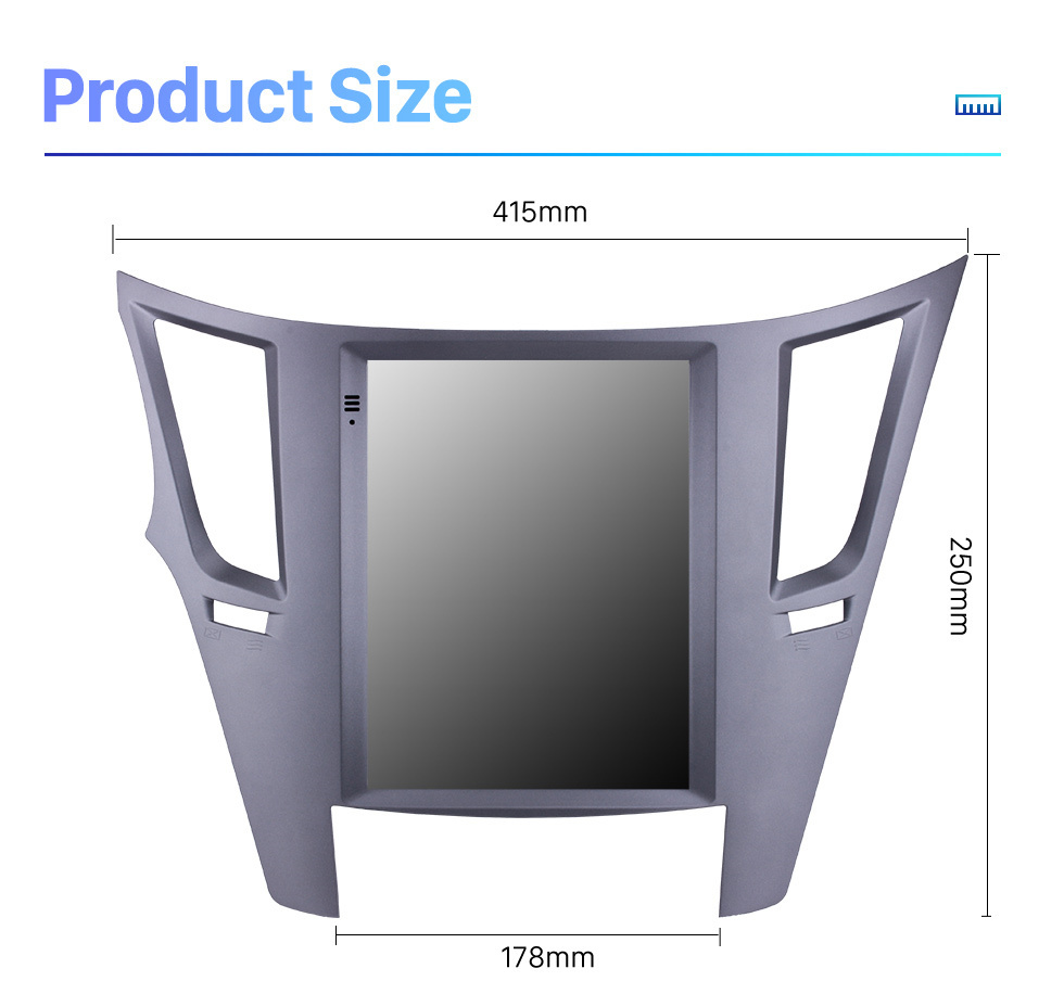 Seicane Aftermarket 9.7 pulgadas carplay Android Radio Estéreo para Subaru Outback LHD (2010-2014) con Carplay / Android Auto DSP Bluetooth Navegación GPS