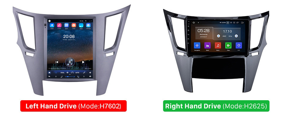 Seicane Tesla carplay Android Aftermarket Radio para Subaru Outback 2010 2011 2013 2014 con Carplay/Android Auto DSP Bluetooth navegación GPS 