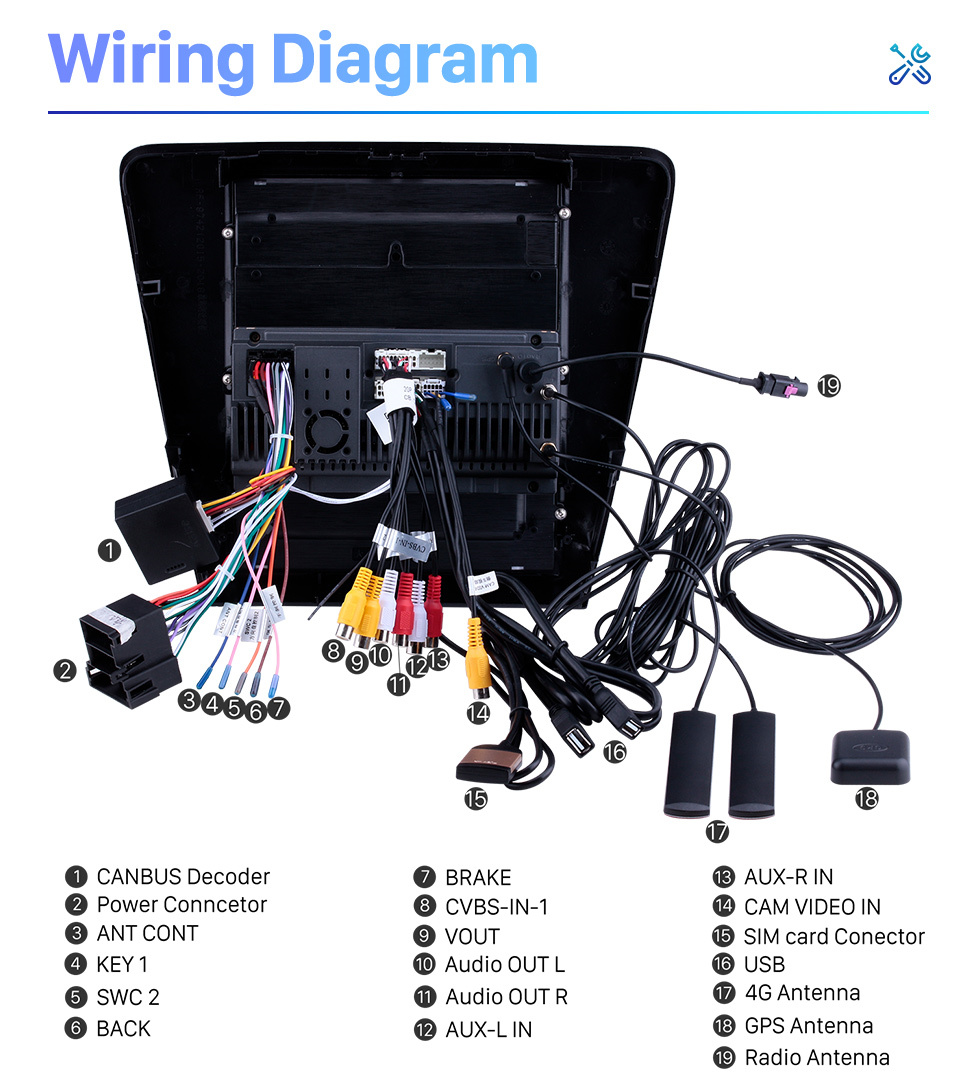 Seicane Sistema de navegación GPS con radio Android 10.0 de 9.7 pulgadas para 2015 2016 2017 2018 Skoda Octavia con 4G WIFI Soporte de CPU de cuatro núcleos Mirror Link OBD2 Control del volante HD 1080P Video Cámara de vista trasera