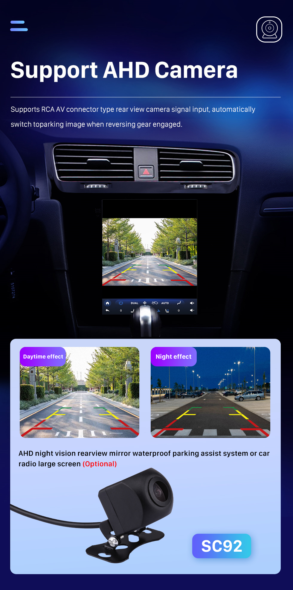 Seicane 9,7-дюймовый 2014 2015 2016 2017 2018 VW Volkswagen Golf 7 Android 10.0 Радио GPS-навигация HD сенсорный экран WiFi Bluetooth Музыка Зеркальная ссылка Резервная камера Управление на руле 1080P Видео