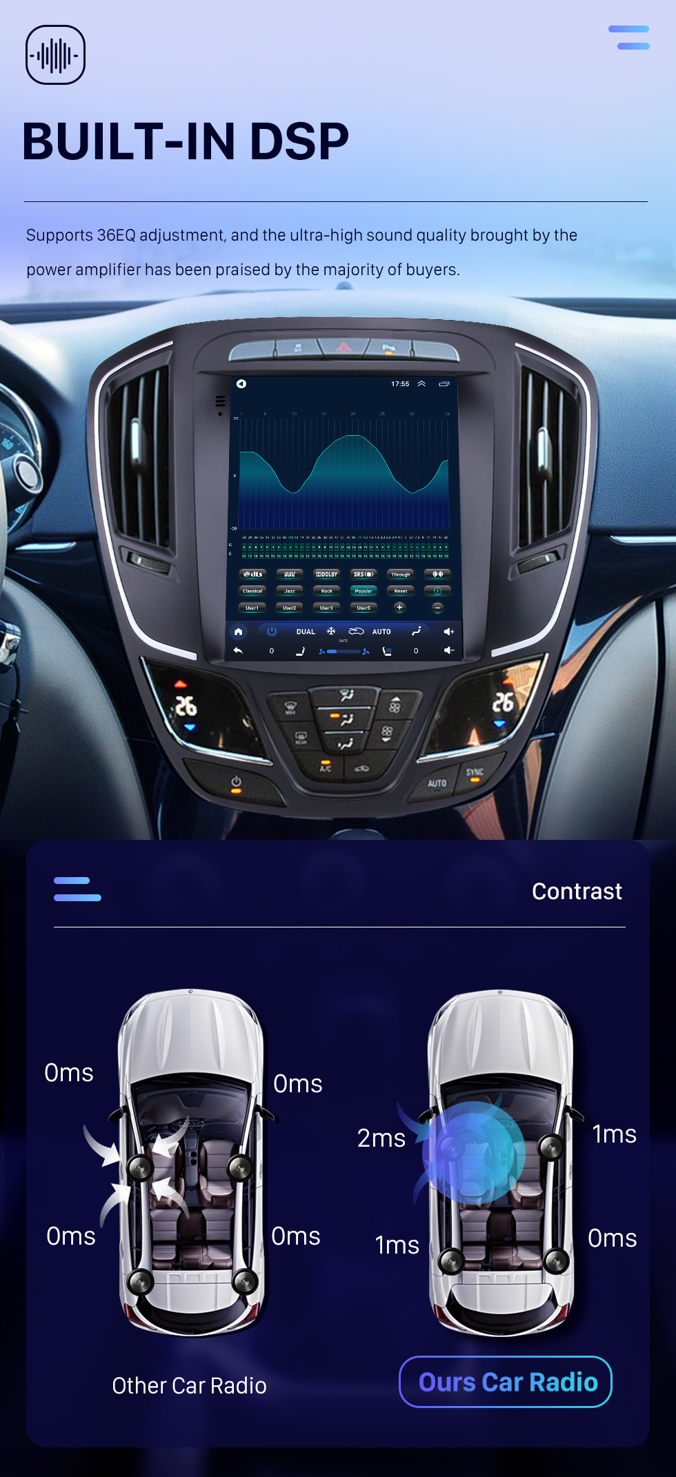 Seicane 9,7-дюймовый сенсорный HD-экран для 2014 Buick Regal Stereo Car Radio Bluetooth Carplay Stereo System Поддержка AHD-камеры Seicane 9,7-дюймовый сенсорный HD-экран для 2014 Buick Regal Stereo Car Radio Bluetooth Carplay Stereo System Поддержка AHD-камеры
