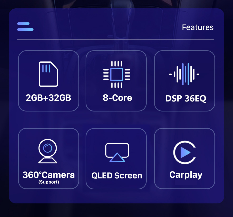 Seicane Écran tactile HD de 9,7 pouces pour 2014 Buick Regal stéréo autoradio Bluetooth Carplay système stéréo prise en charge de la caméra AHD