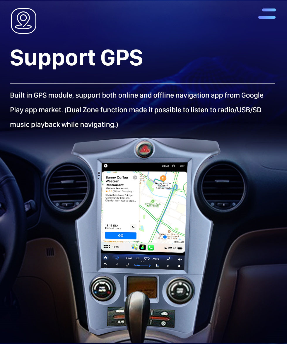 Seicane OEM 9,7 Zoll Android 10.0 2007-2012 Kia Carens Auto A/C GPS Navigationsradio mit Touchscreen Bluetooth USB AUX WIFI Unterstützung TPMS Digital TV Carplay
