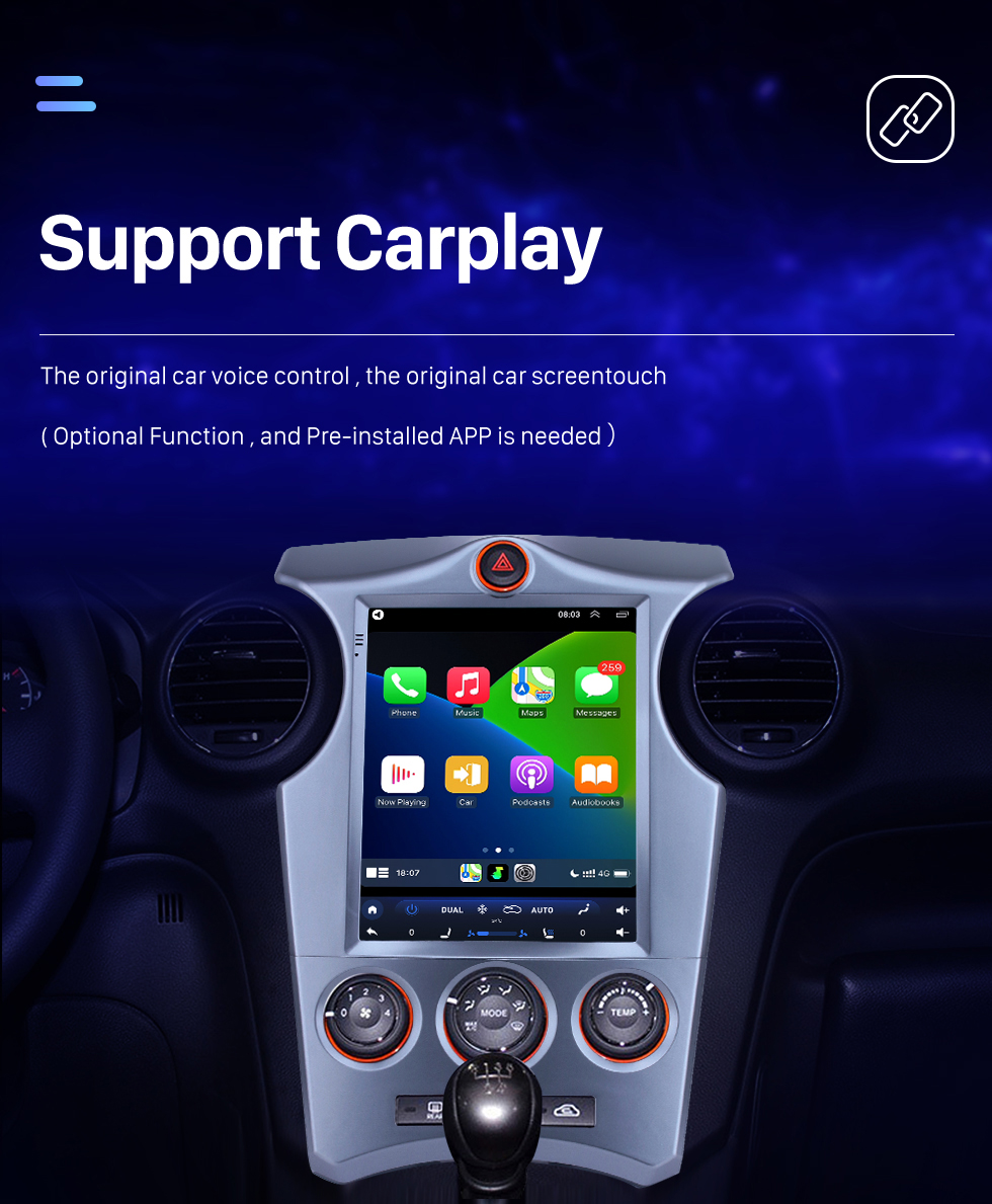 Seicane Сенсорный экран высокой четкости для Kia Carens 2007–2012 гг. Ручной кондиционер Радио Android 10.0 9,7-дюймовая система GPS-навигации с Bluetooth Поддержка USB Цифровое телевидение Carplay