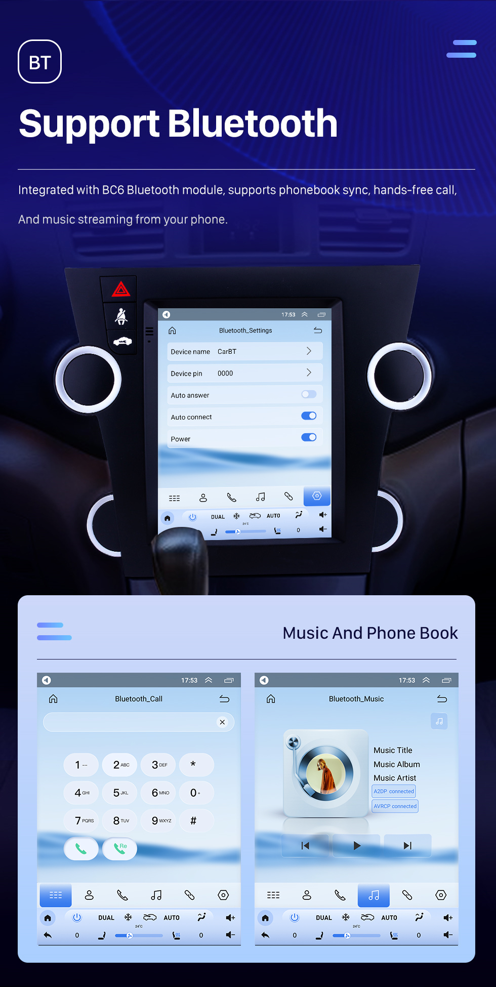 Seicane Android 10.0 9,7-дюймовый GPS-навигатор для Toyota Highlander 2009–2014 годов с сенсорным экраном HD Bluetooth WIFI AUX с поддержкой Carplay Mirror Link OBD2