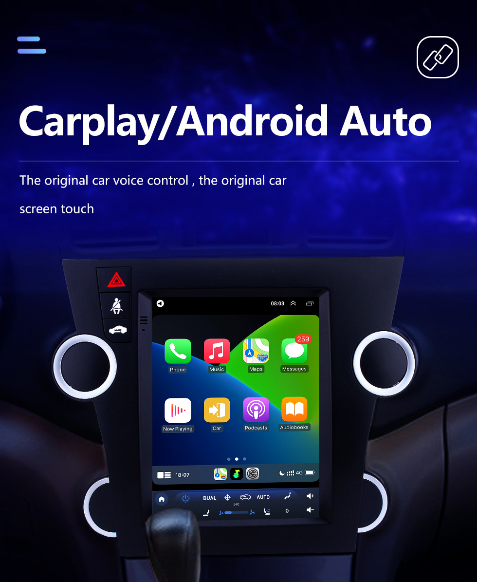 Seicane Android 10.0 9.7 inch GPS Navigation Radio for 2009-2014 Toyota Highlander with HD Touchscreen Bluetooth WIFI AUX support Carplay Mirror Link OBD2 Seicane Android 10.0 9.7 inch GPS Navigation Radio for 2009-2014 Toyota Highlander with HD Touchscreen Bluetooth WIFI AUX support Carplay Mirror Link OBD2