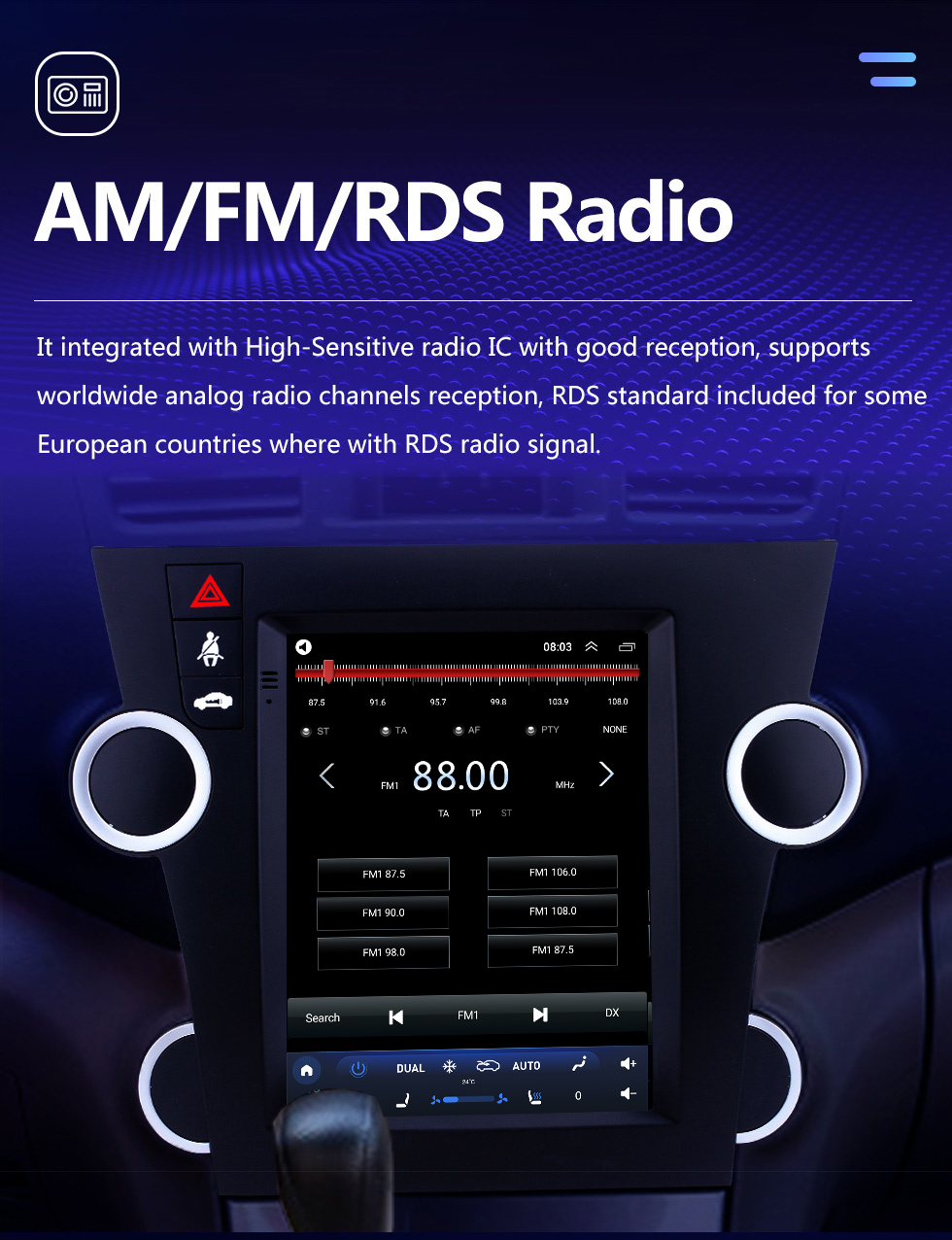 Seicane Android 10.0 9.7 inch GPS Navigation Radio for 2009-2014 Toyota Highlander with HD Touchscreen Bluetooth WIFI AUX support Carplay Mirror Link OBD2 Seicane Android 10.0 9.7 inch GPS Navigation Radio for 2009-2014 Toyota Highlander with HD Touchscreen Bluetooth WIFI AUX support Carplay Mirror Link OBD2